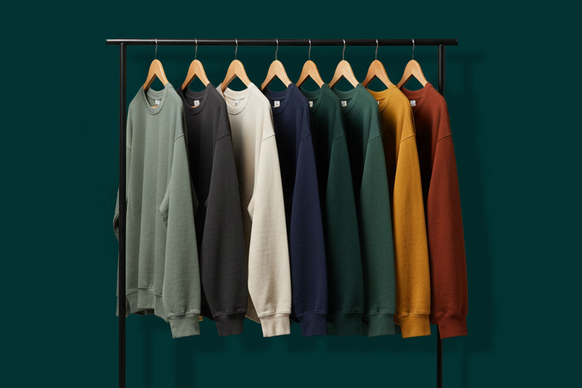 Von Kopf bis Fuß auf Sweatshirts eingestellt