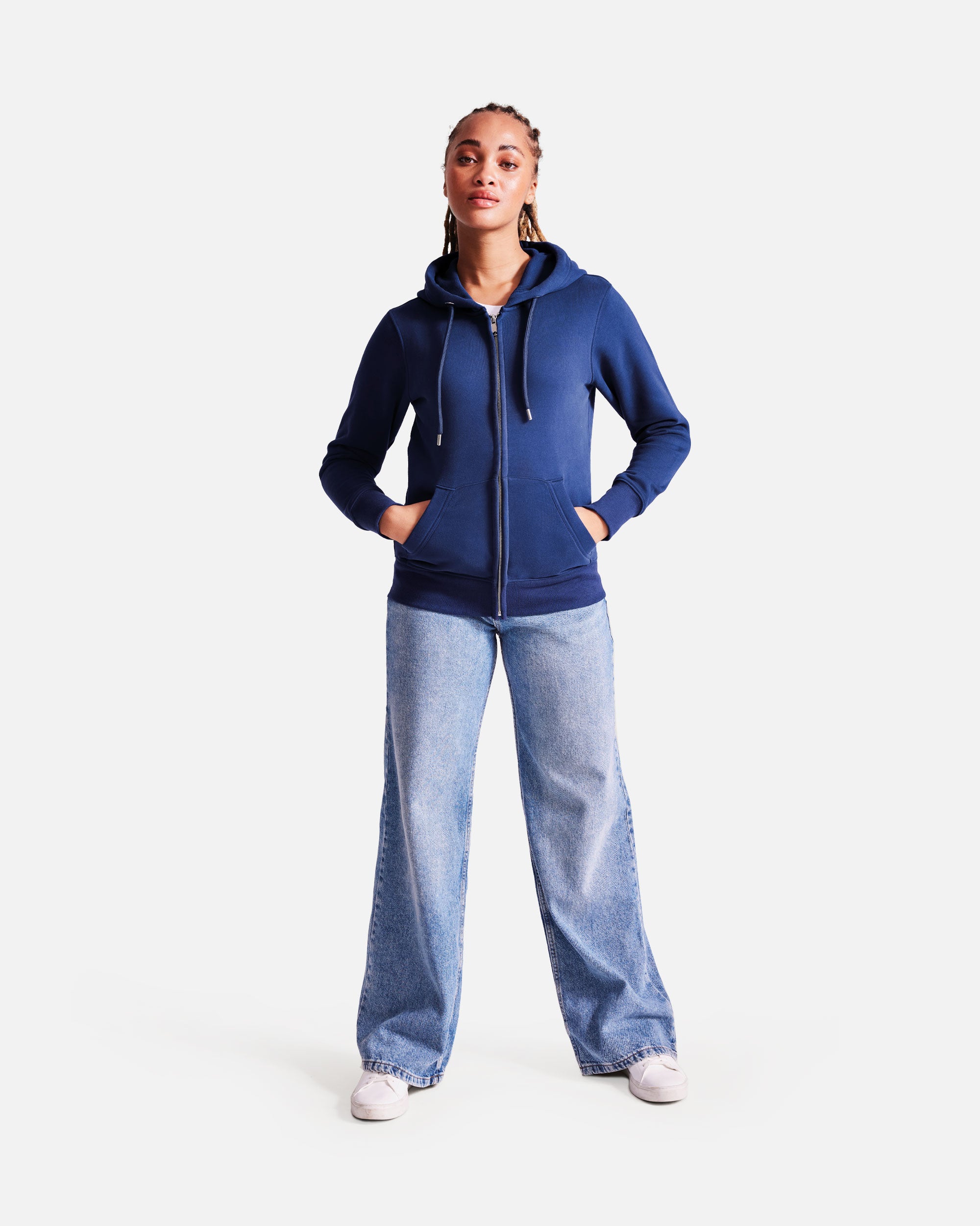 Damen Everyday Zip Kapuzenpullover