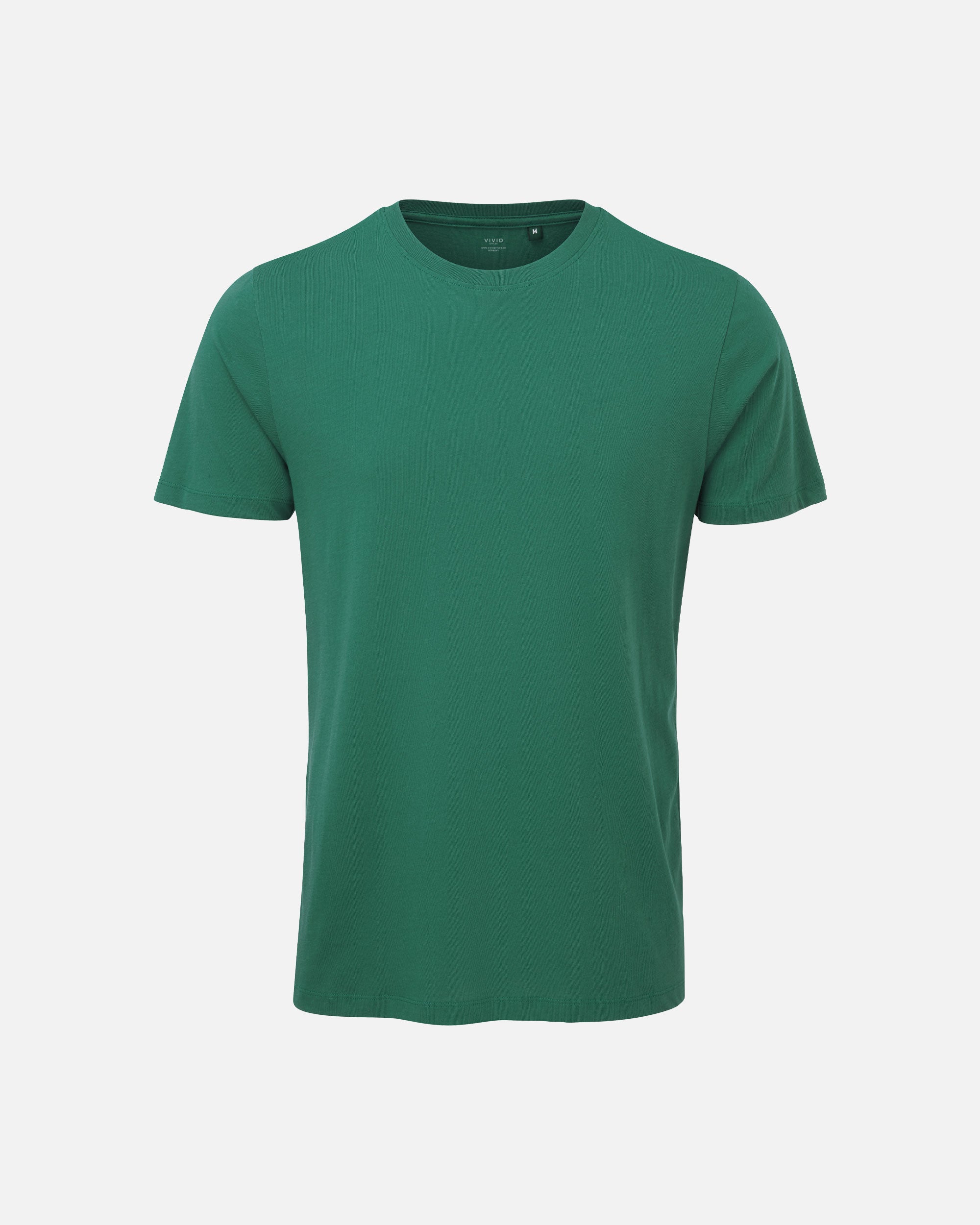 Leichtes Herren Basic T-Shirt Pine Green von VIVID