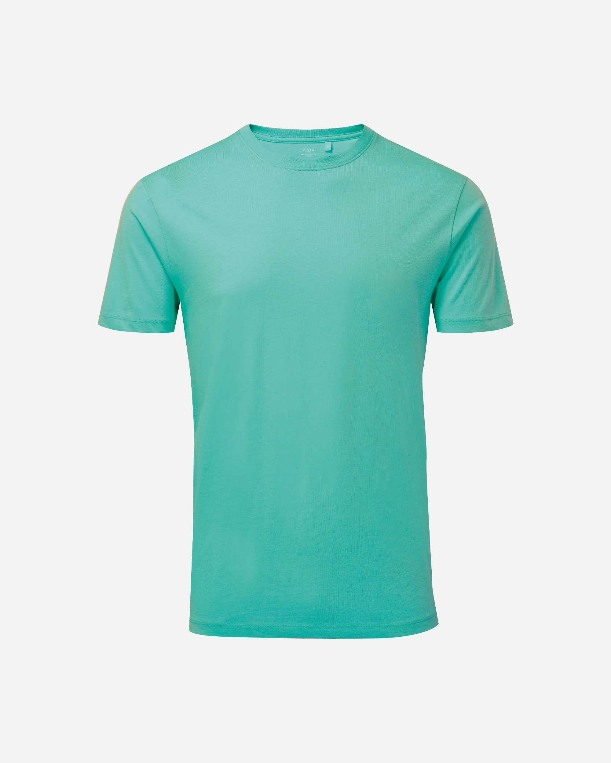Leichtes Herren Basic T-Shirt Teal von VIVID