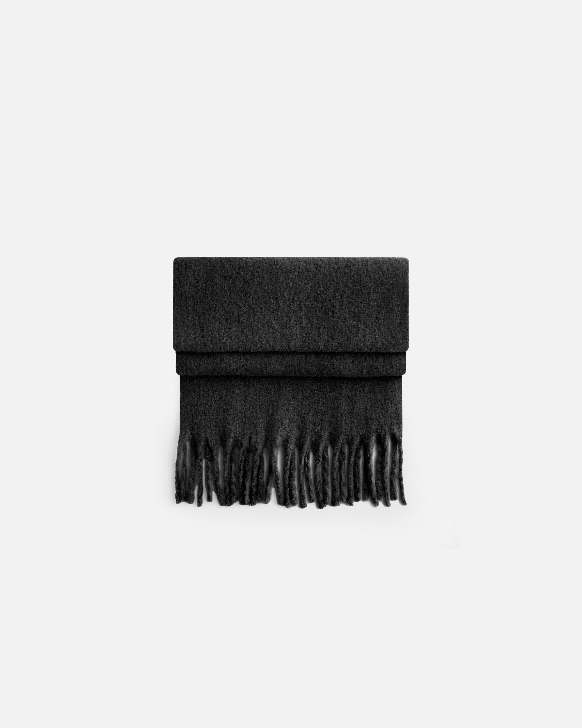 Flauschiger Schal Black von VIVID