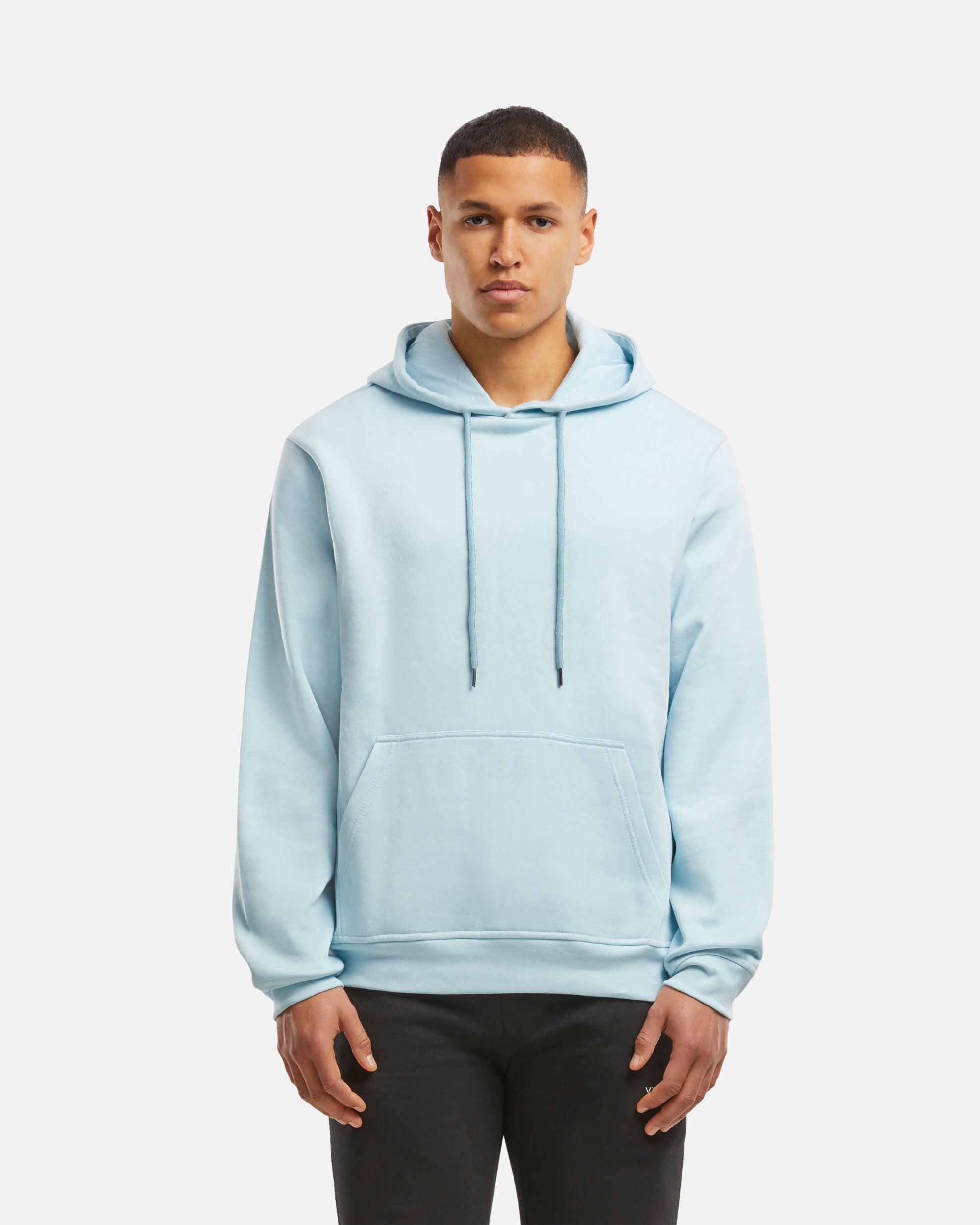 Klassischer Herren Kapuzenpullover Ocean Blue von VIVID