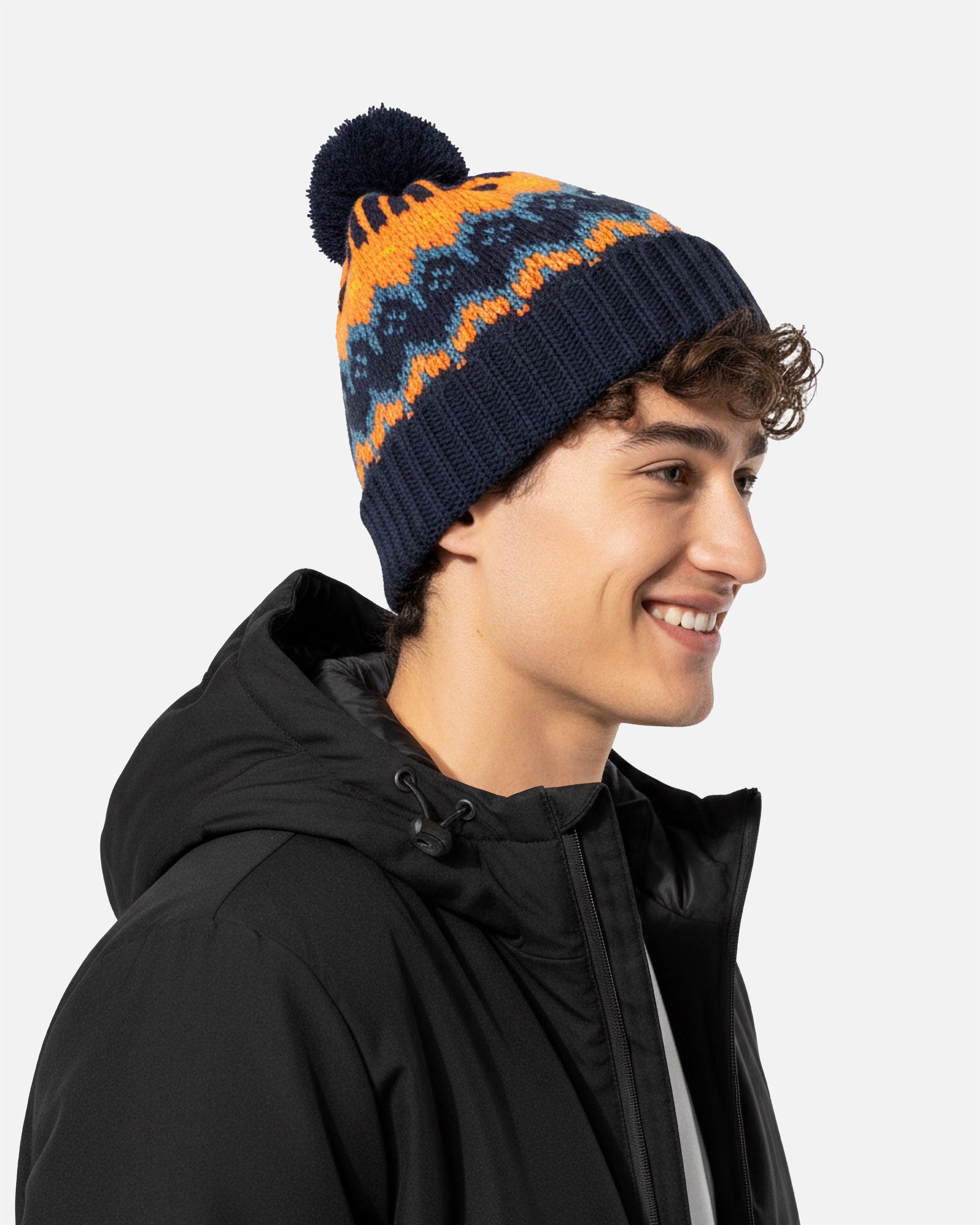 Retro-Look Mütze mit Bommel von VIVID