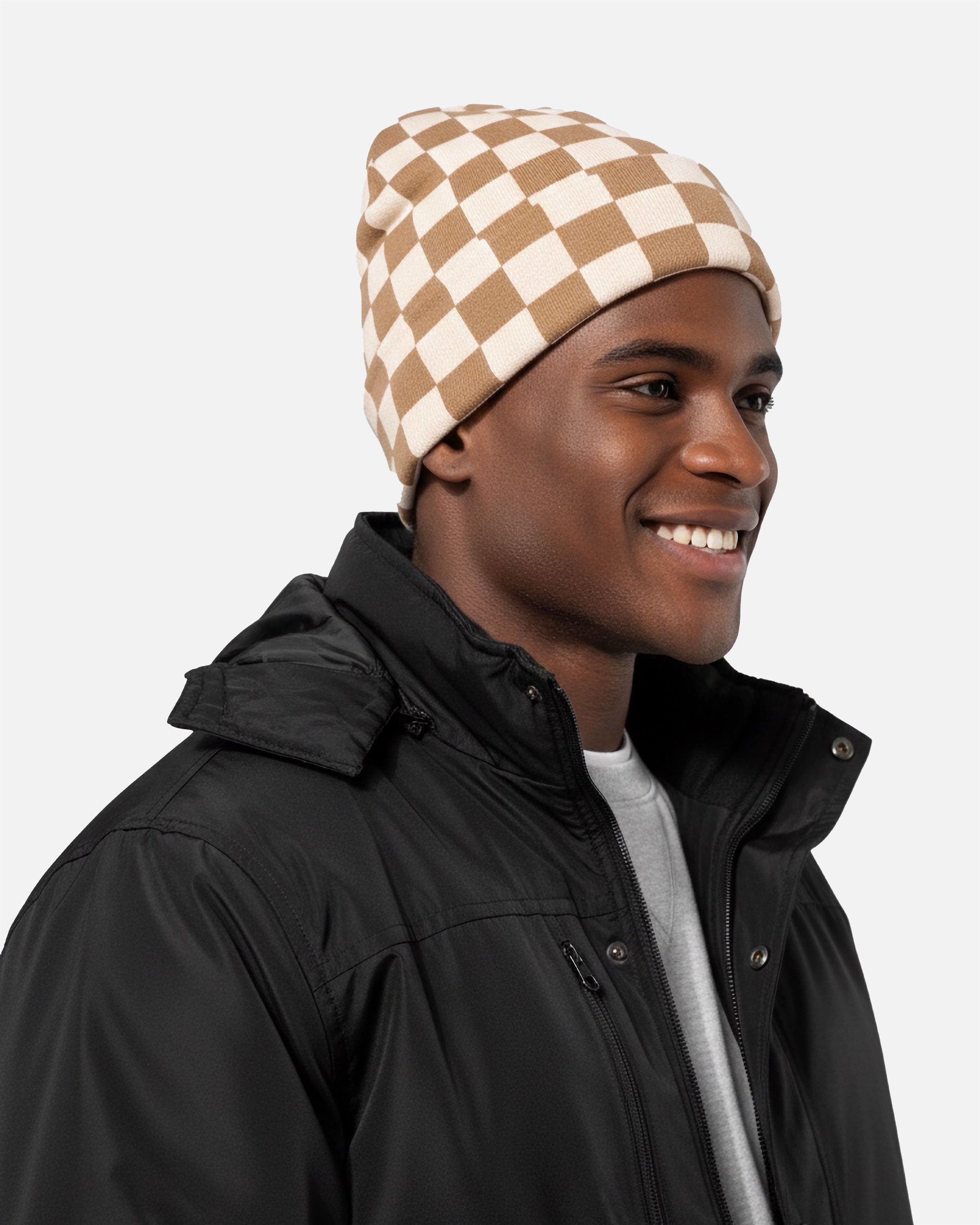 Schachbrettmuster Mütze von VIVID