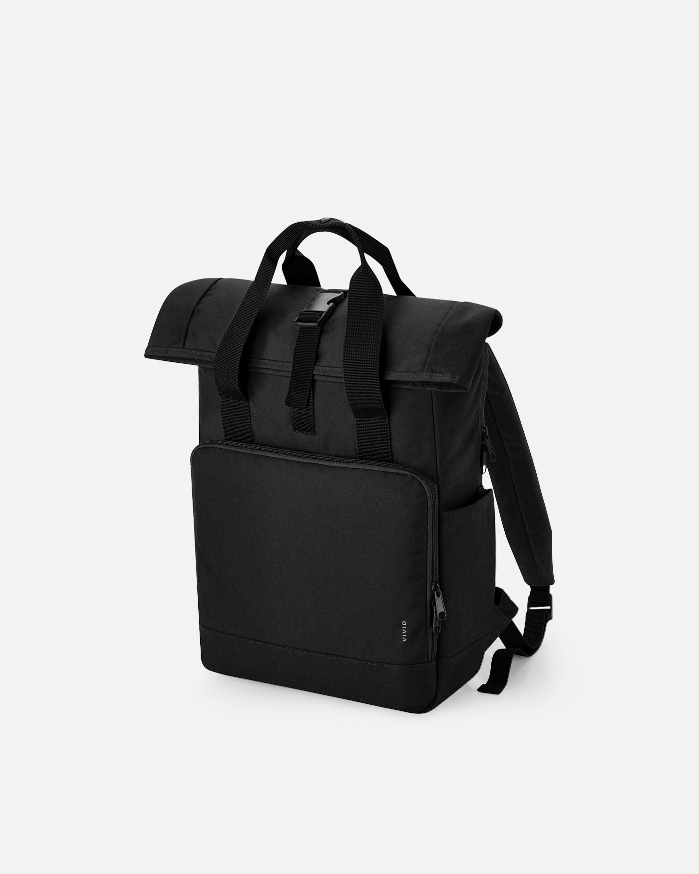 Alltags Rolltop Laptop Rucksack mit zwei Griffen