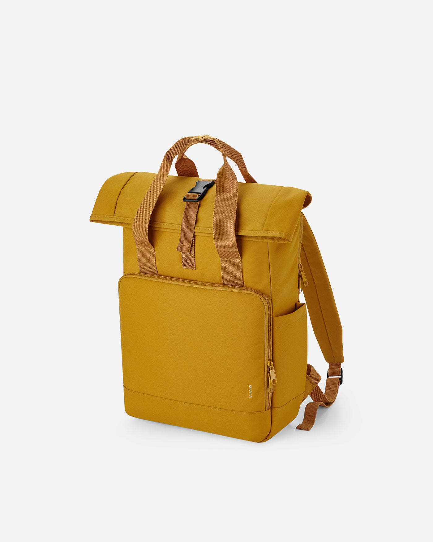 Alltags Rolltop Laptop Rucksack mit zwei Griffen