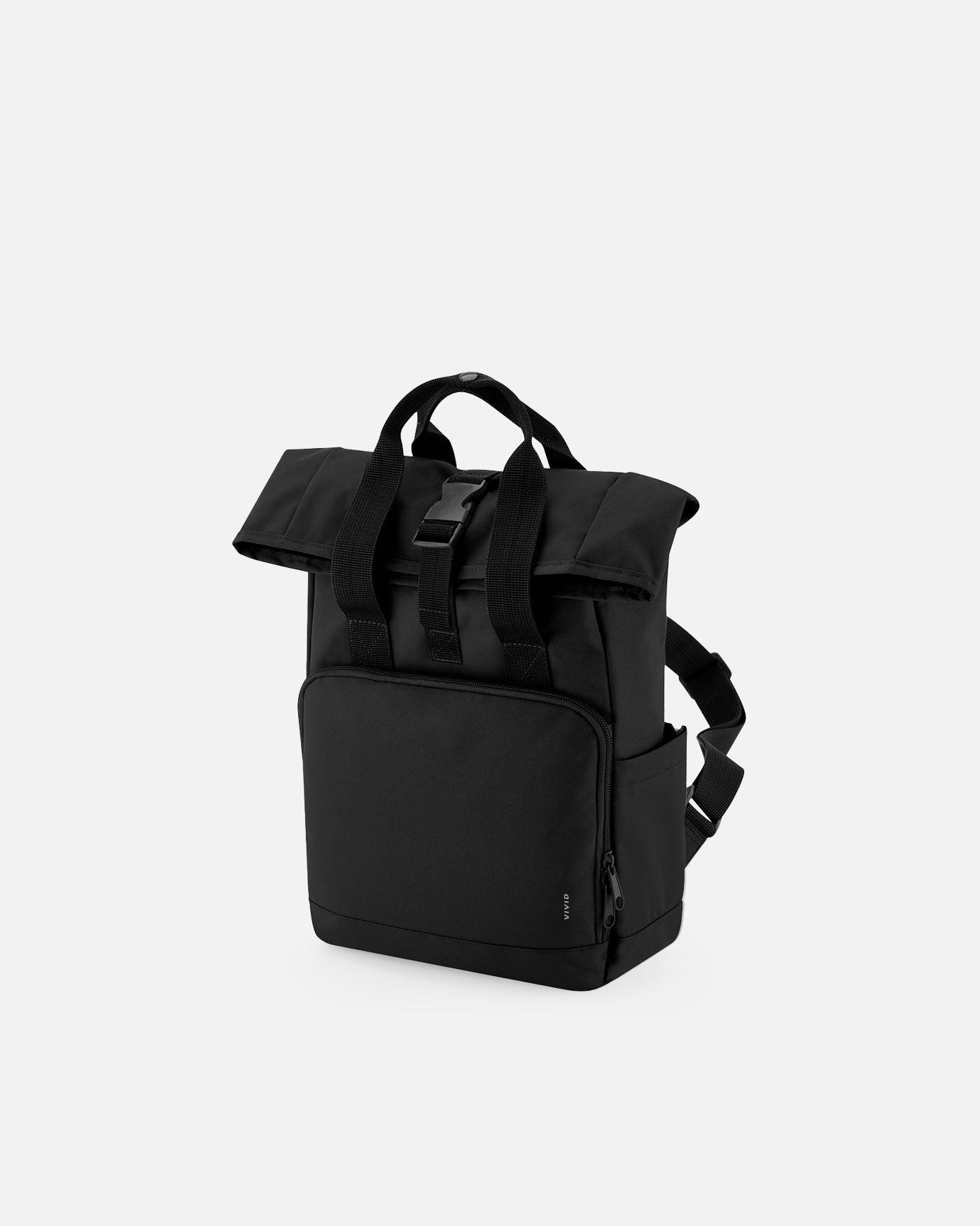 Kleiner Alltags Rolltop Rucksack mit zwei Griffen