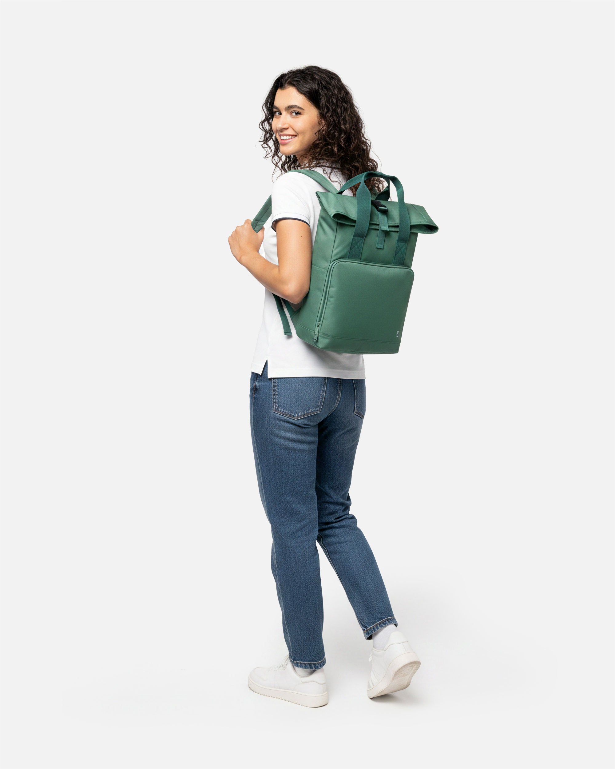 Alltags Rolltop Rucksack mit zwei Griffen von VIVID