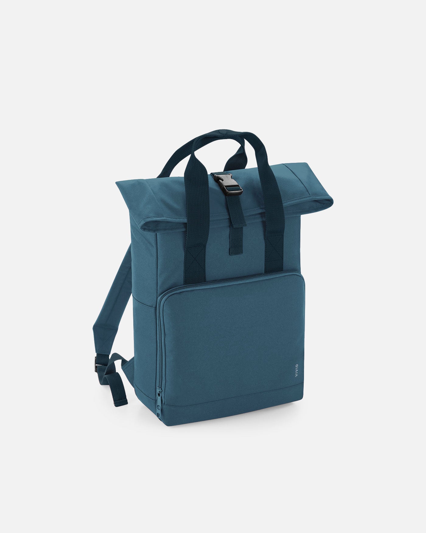 Alltags Rolltop Rucksack mit zwei Griffen Airforce Blue von VIVID