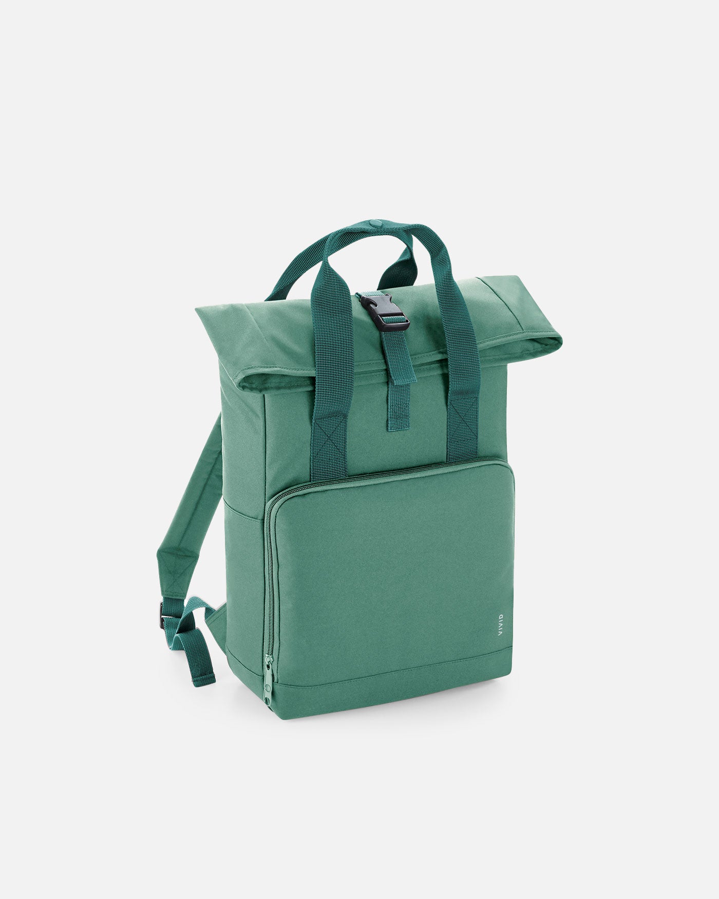Alltags Rolltop Rucksack mit zwei Griffen Sage von VIVID