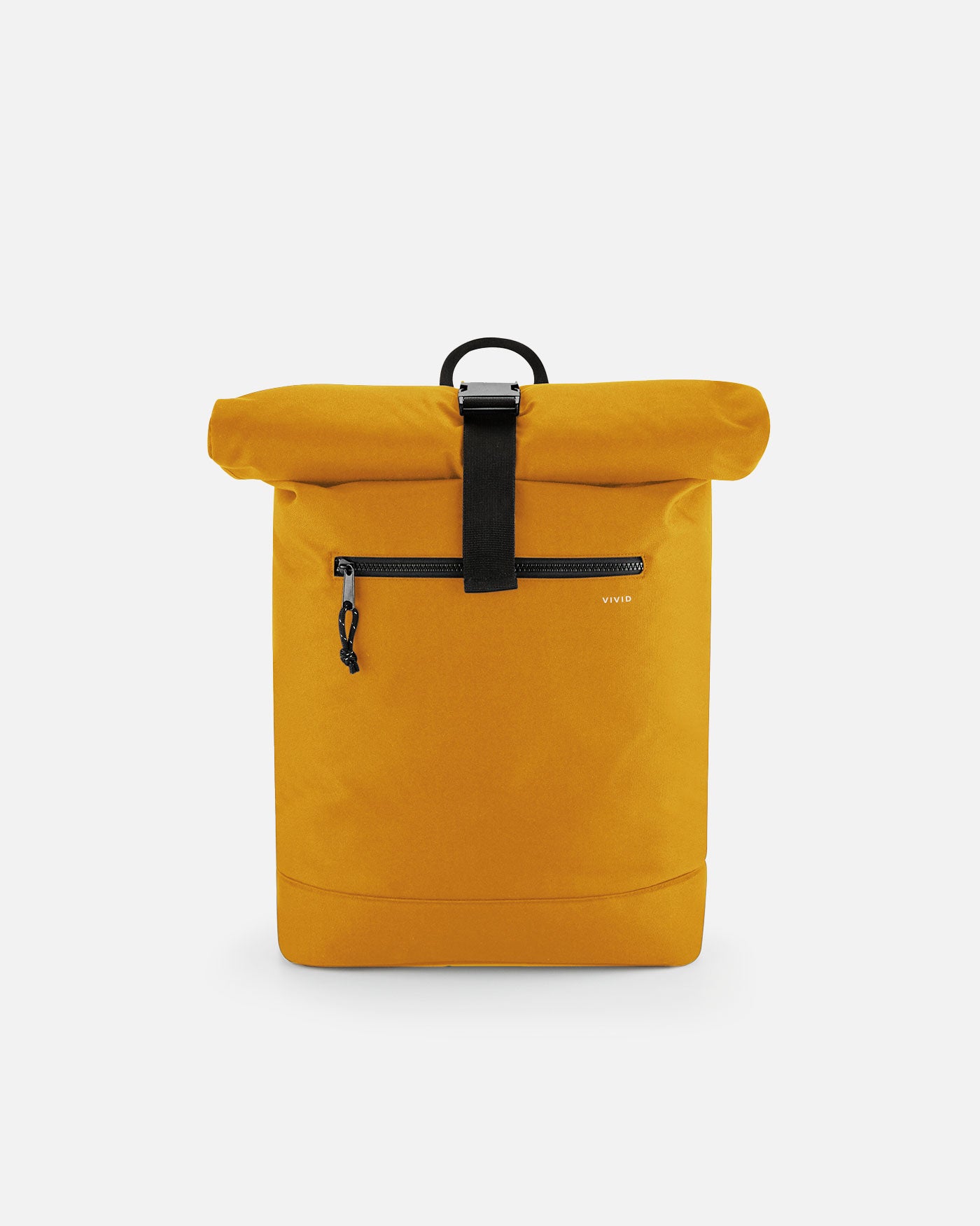 Alltags Rolltop Rucksack Mustard von VIVID