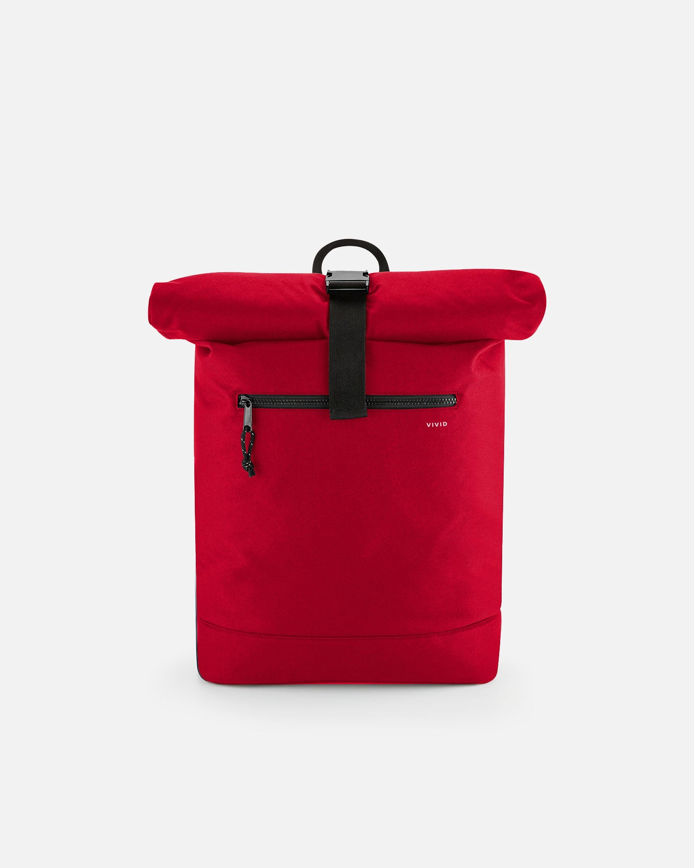 Alltags Rolltop Rucksack Fire Red von VIVID