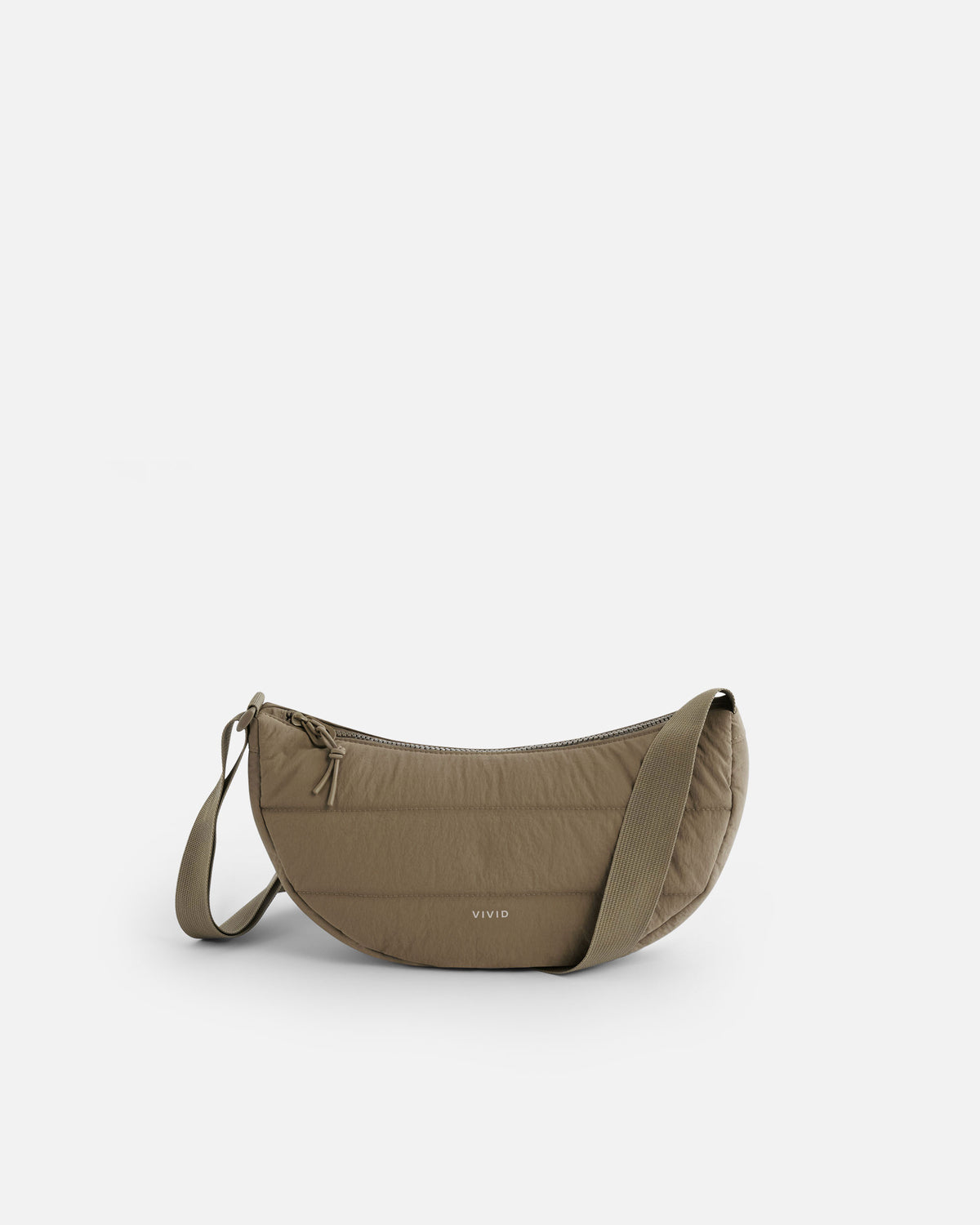 Gesteppte Umhängetasche Moka Brown von VIVID