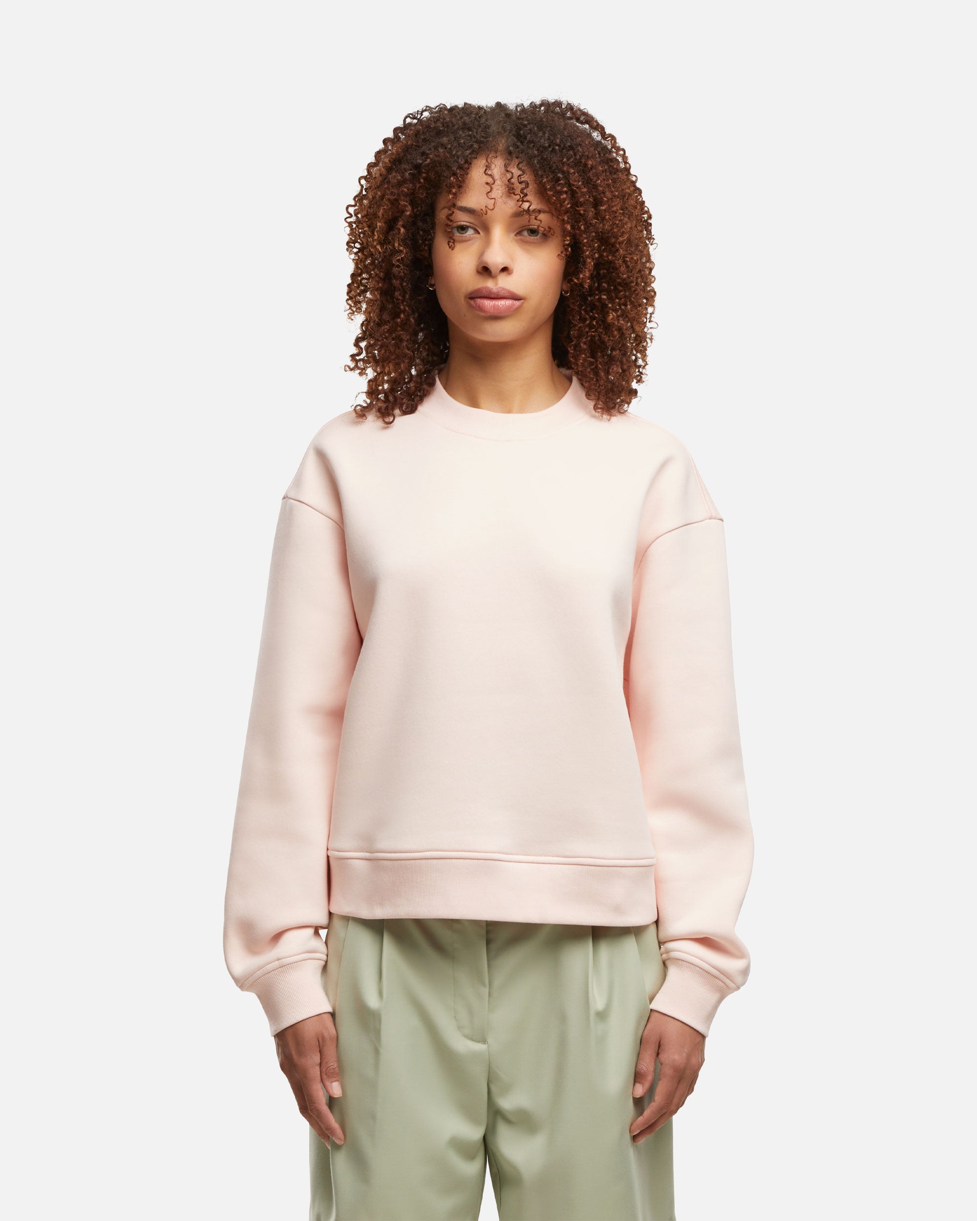 Übergroßer Damen Pullover Fresh Pink von VIVID