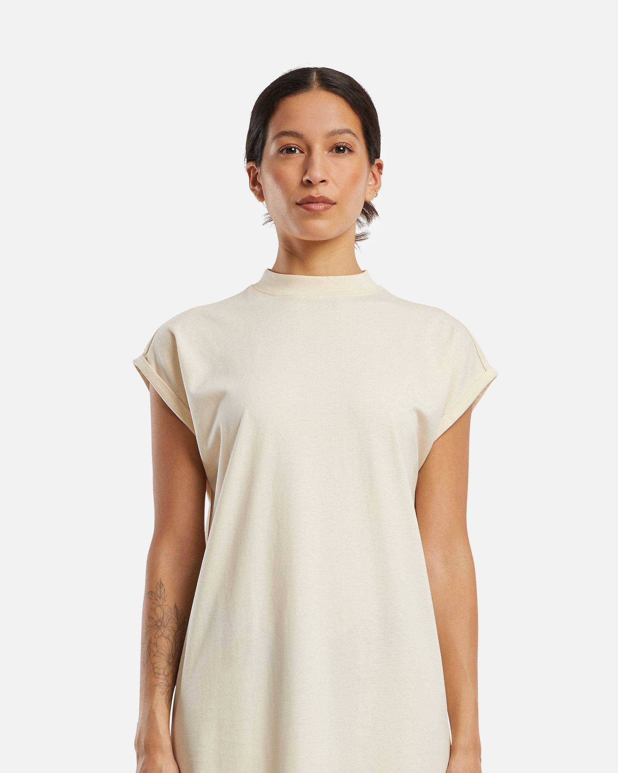 Damen Kleid mit verlängerten Schultern von VIVID