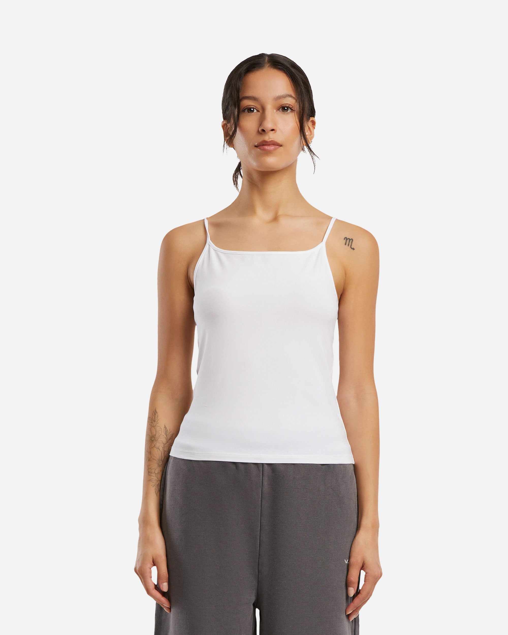 Schmal geschnittenes Damen Top White von VIVID