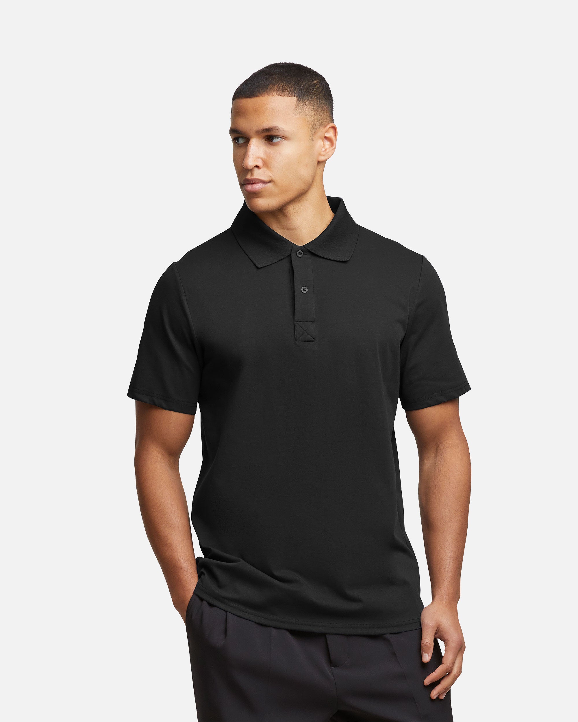 Herren Sorona Polo T-Shirt Black von VIVID