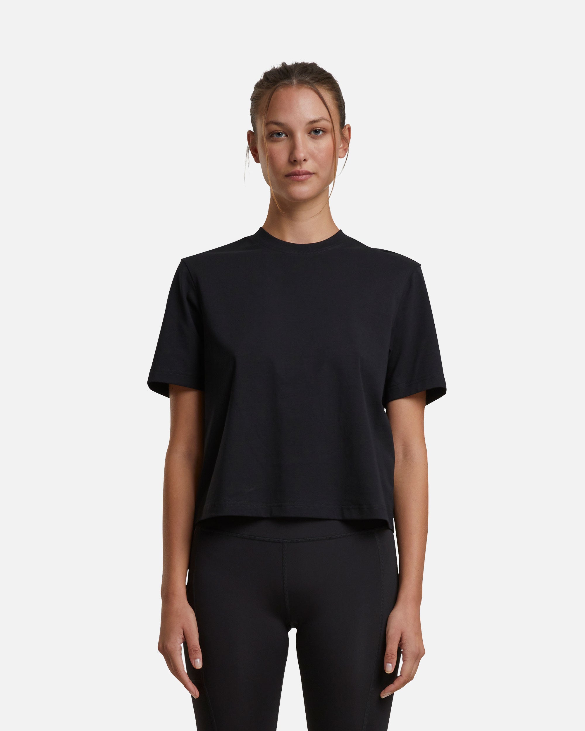 Lockeres Damen T-Shirt Black von VIVID