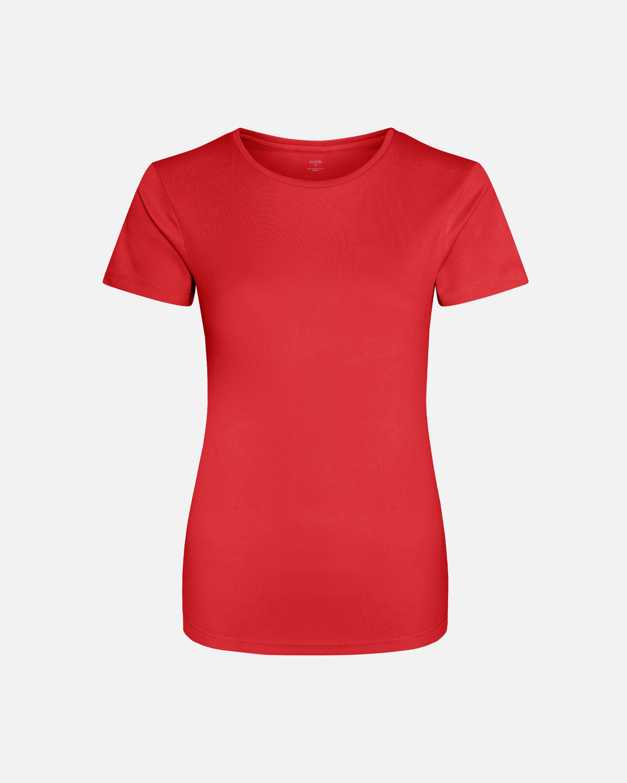 Damen Cool Sport T-Shirt Fire Red von VIVID