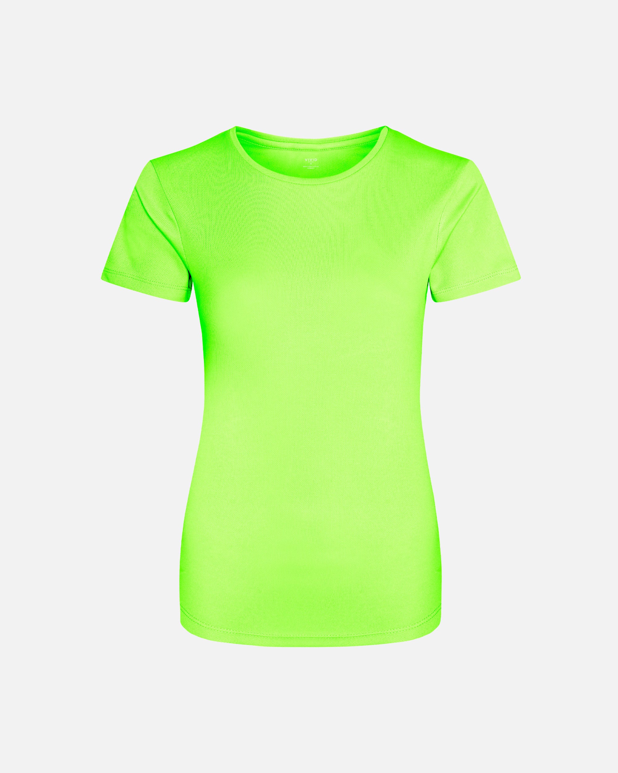 Damen Cool Sport T-Shirt Neon Green von VIVID