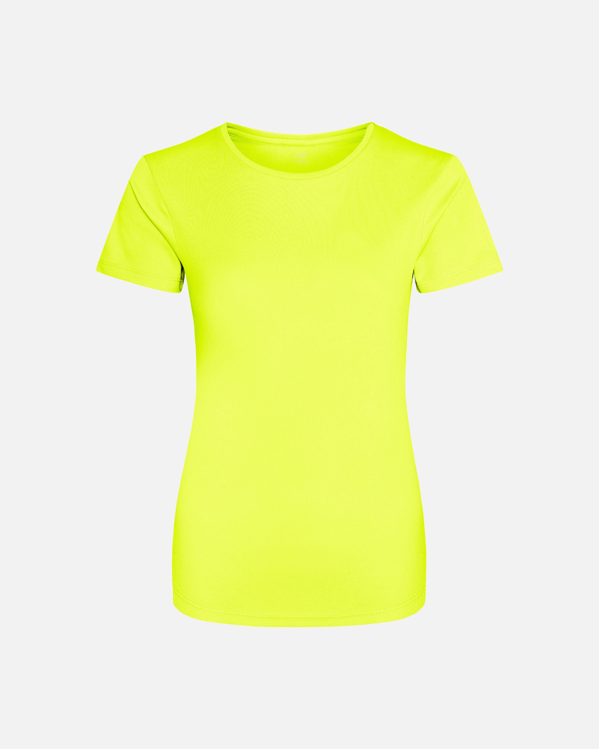 Damen Cool Sport T-Shirt Neon Yellow von VIVID