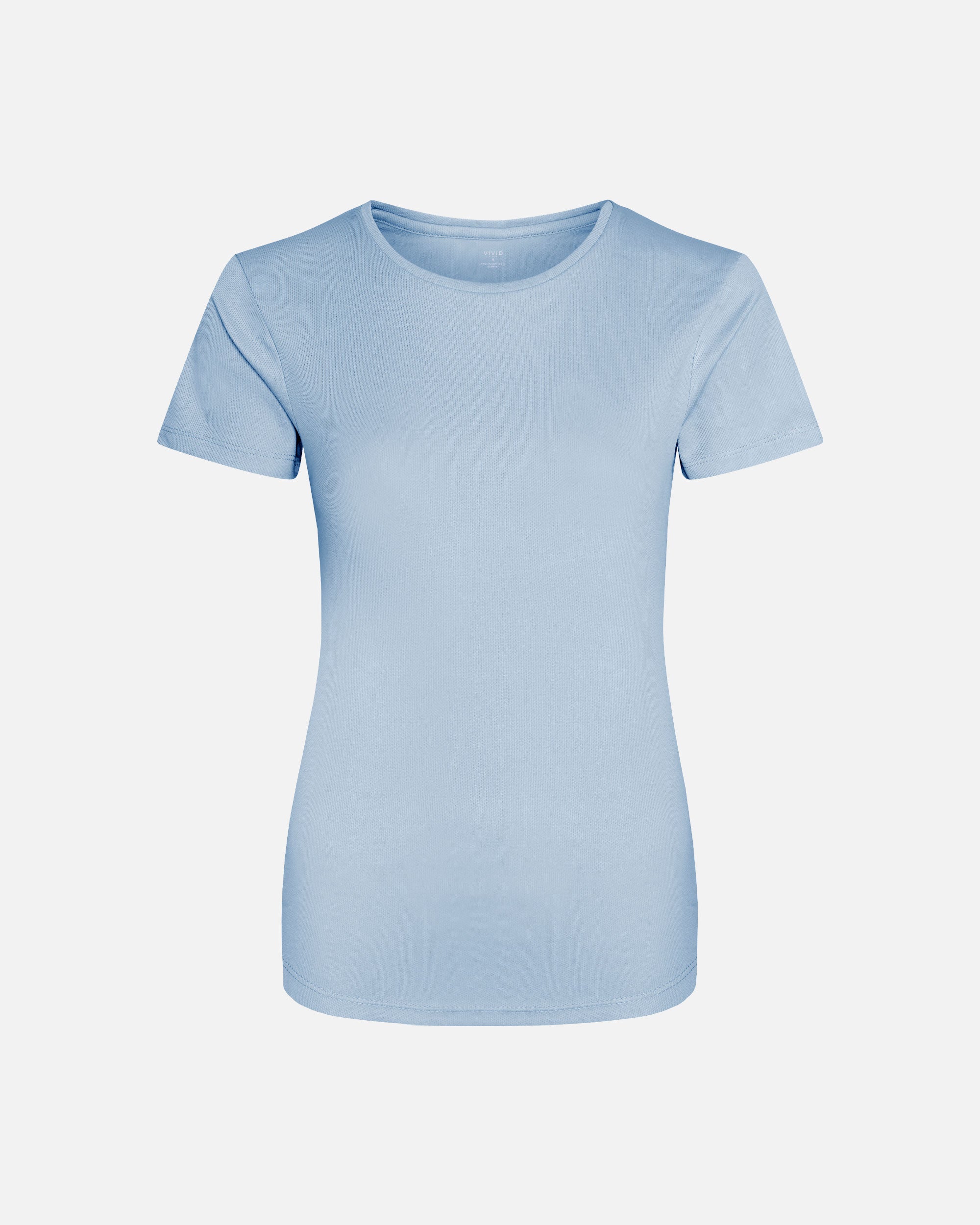 Damen Cool Sport T-Shirt Sky Blue von VIVID