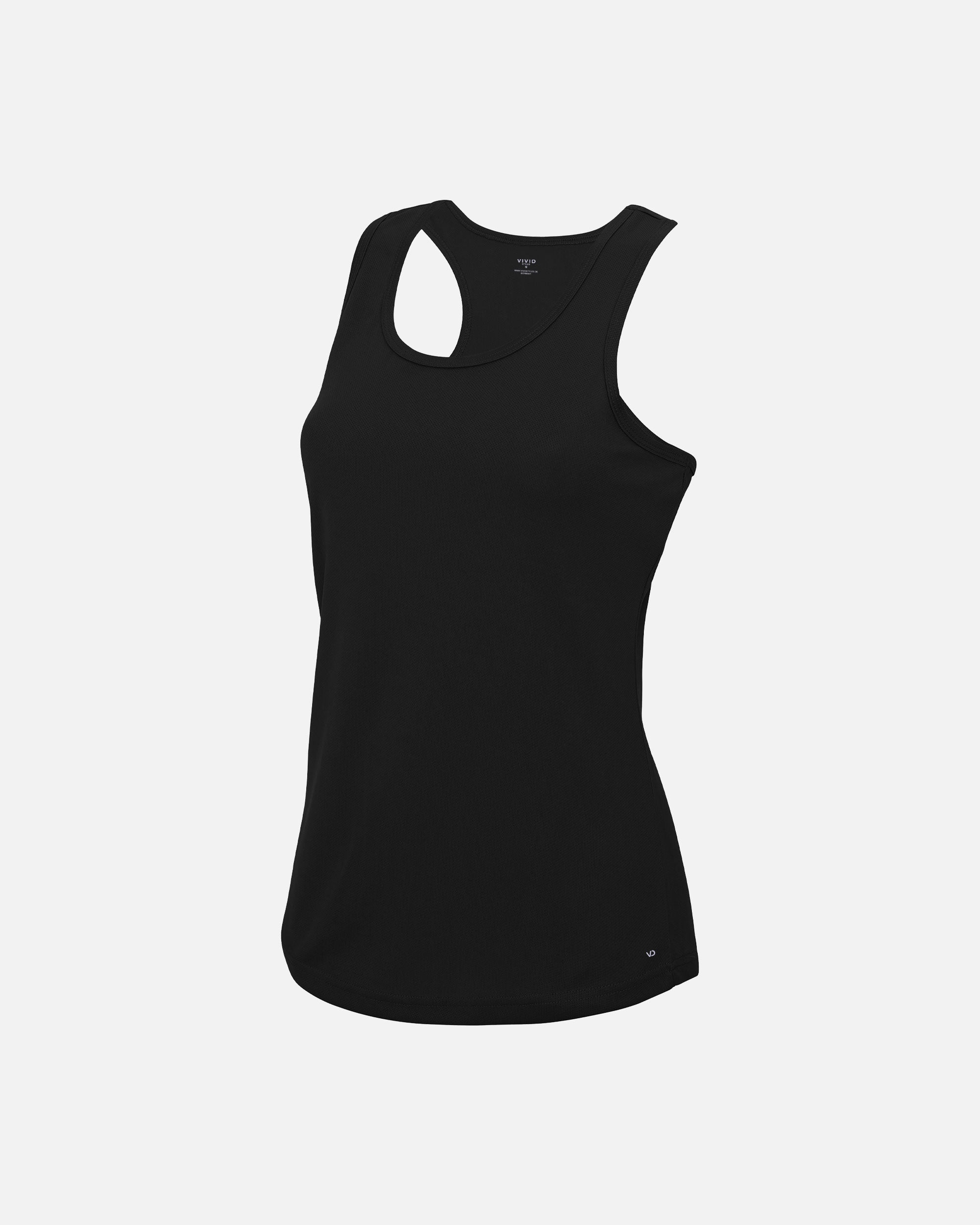 Klassisches Damen Sport Tanktop Black von VIVID