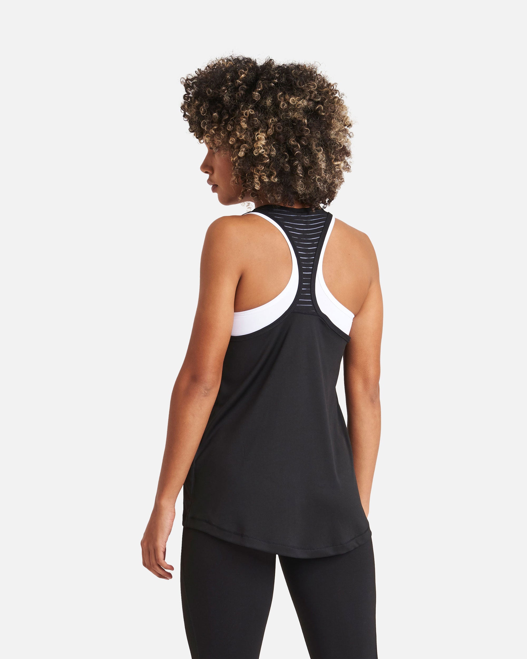 Damen Sport Tanktop mit Mesh Einsatz von VIVID