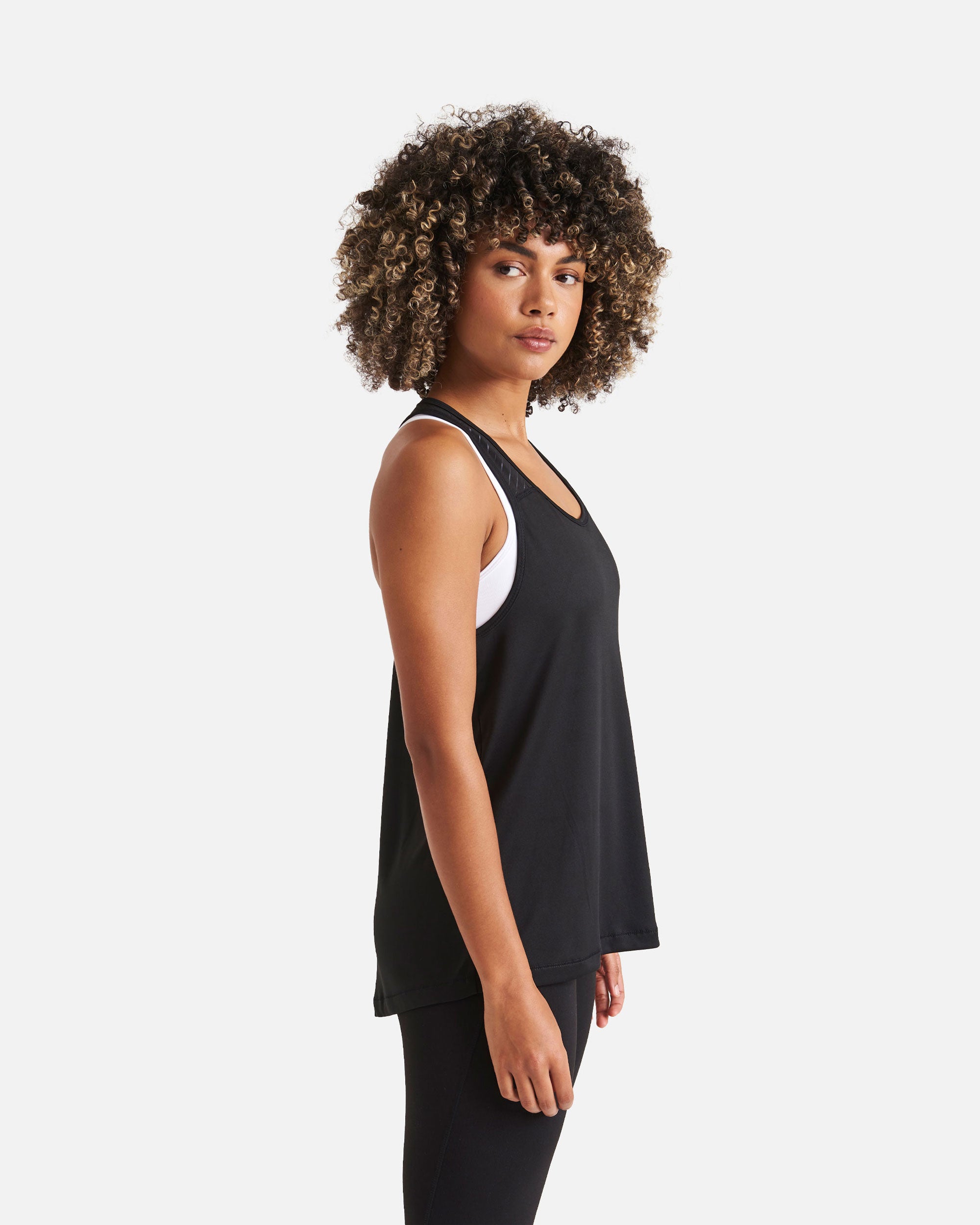 Damen Sport Tanktop mit Mesh Einsatz von VIVID