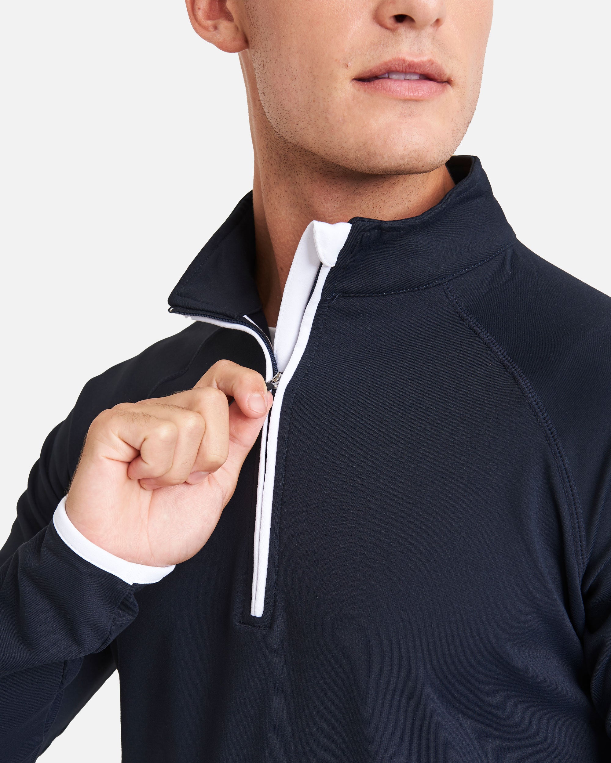 Herren ½ Zip Sport Langarmshirt von VIVID