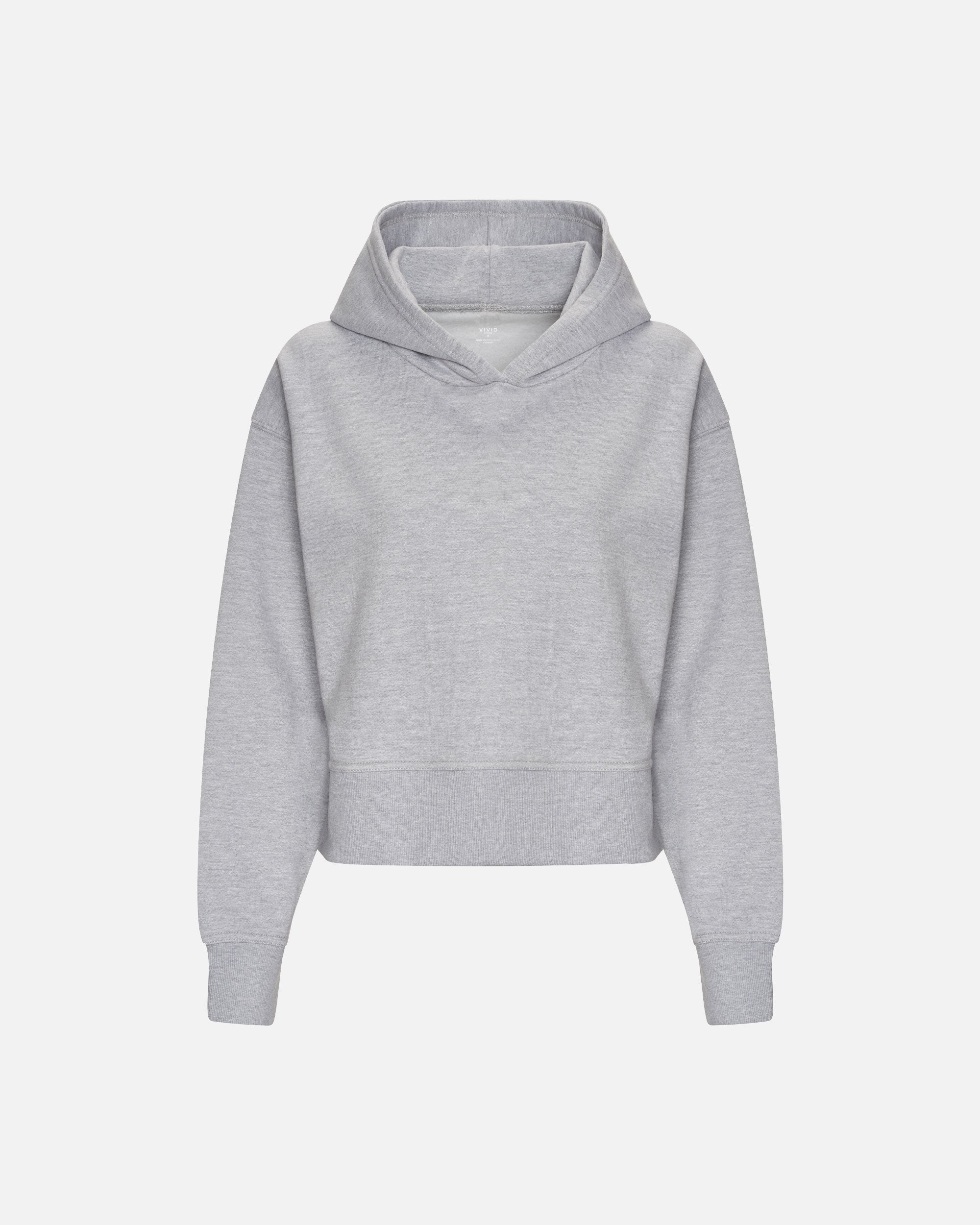 Damen Relax Kapuzenpullover Grey Heather von VIVID