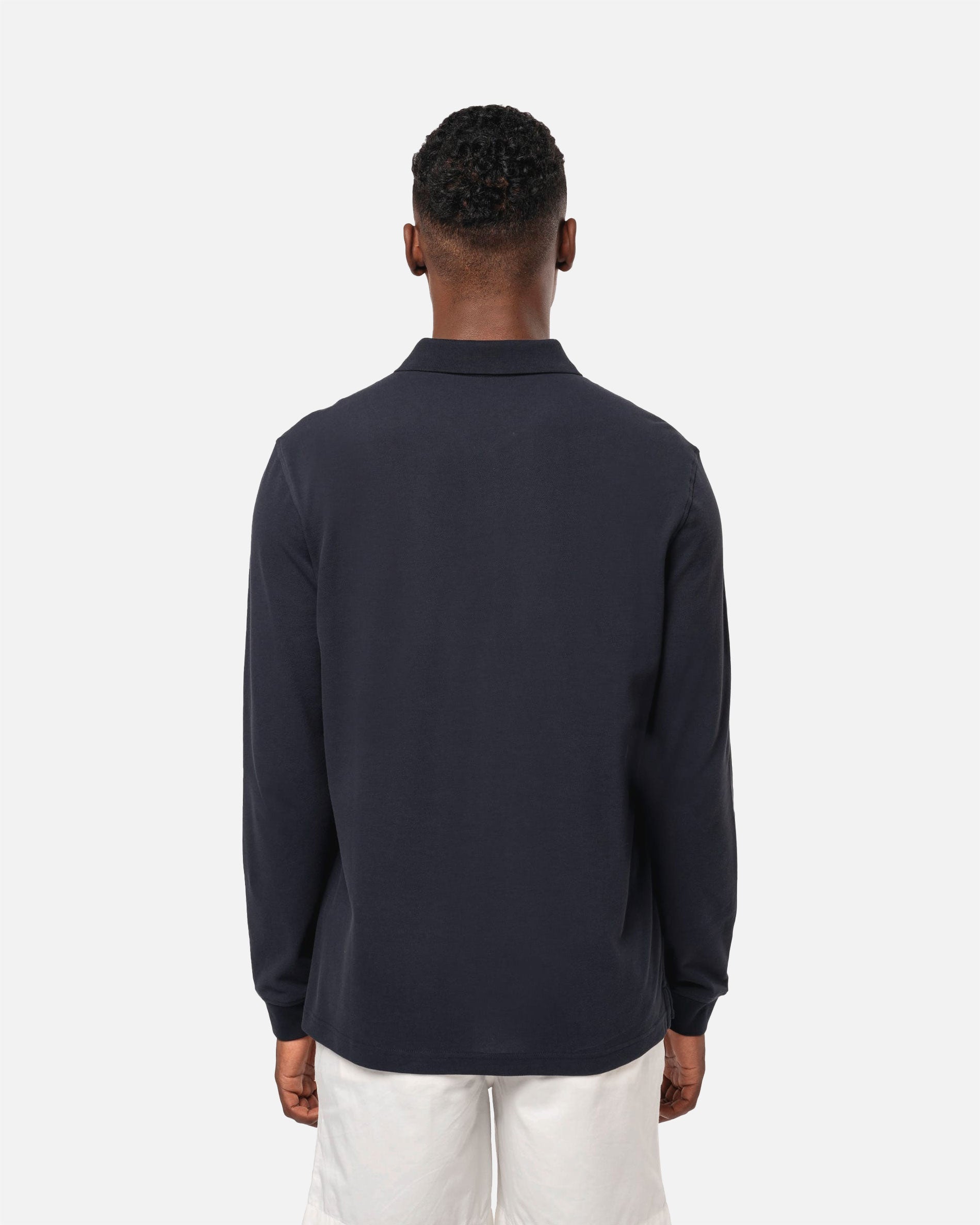 Klassisches Herren Piqué Polo Langarmshirt 2.0