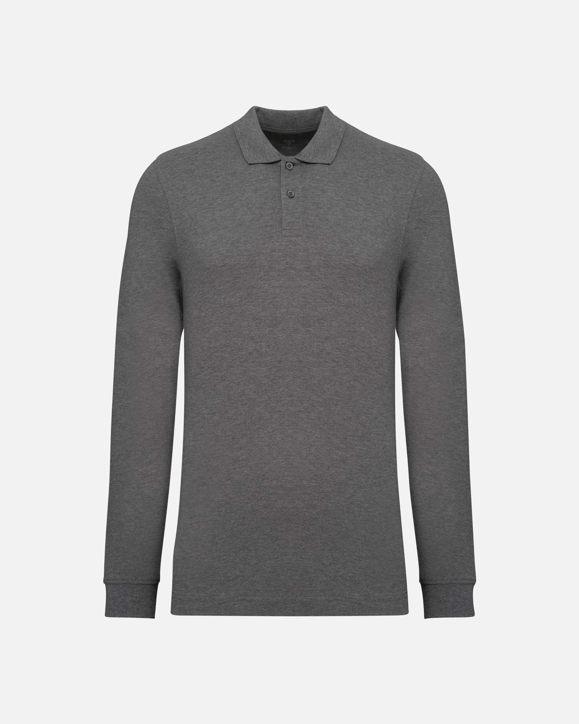 Klassisches Herren Piqué Polo Langarmshirt 2.0
