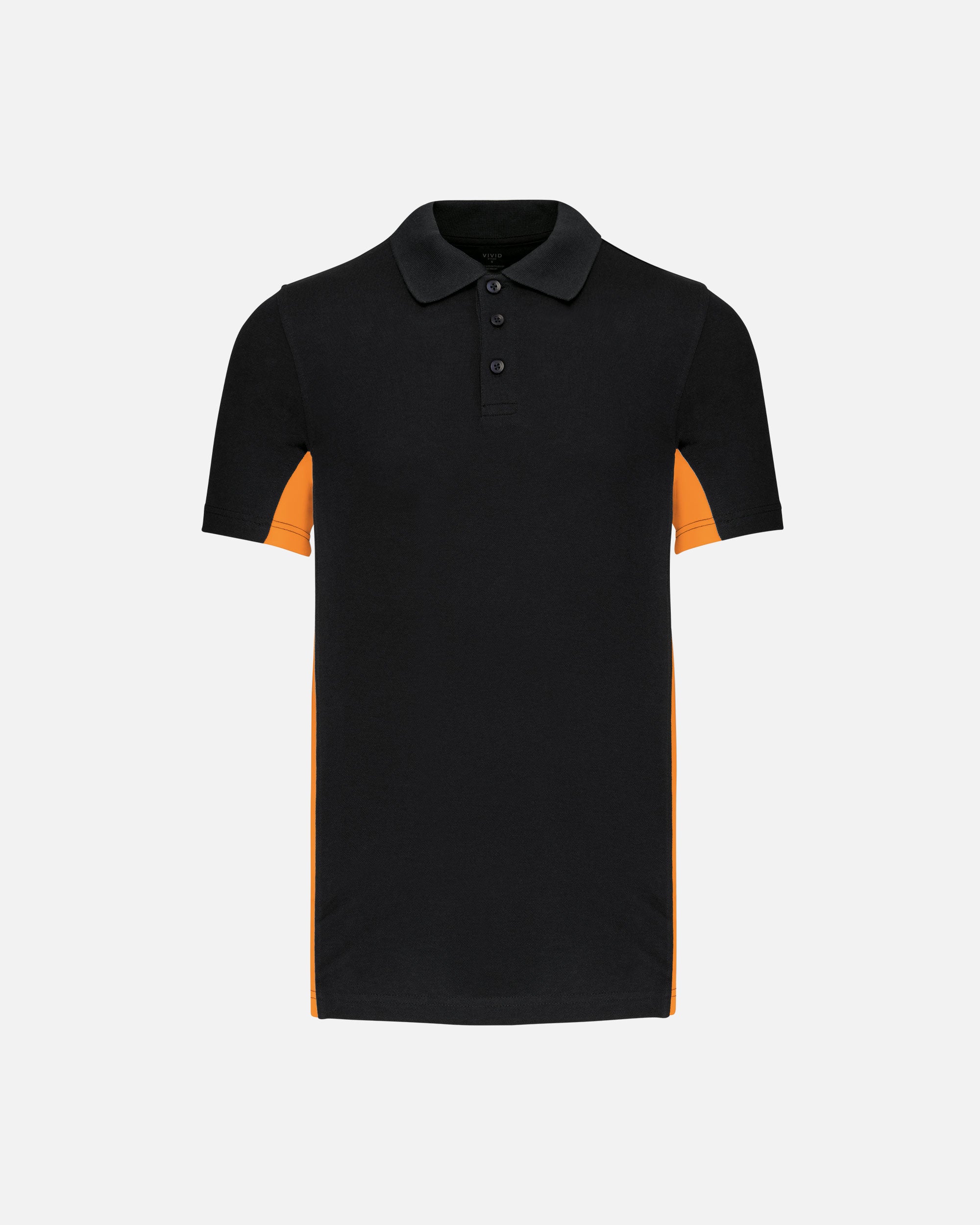 Zweifarbiges Herren Piqué Polo T-Shirt 2.0