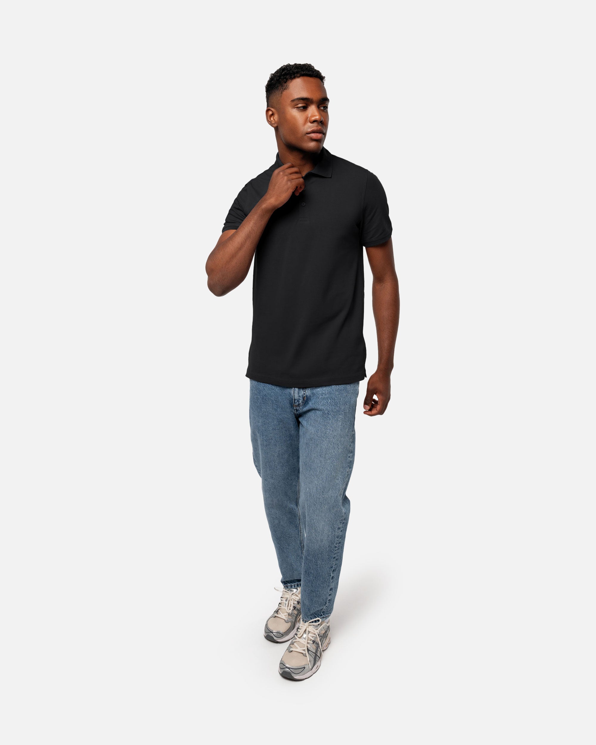 Schweres Herren Piqué Polo T-Shirt 2.0