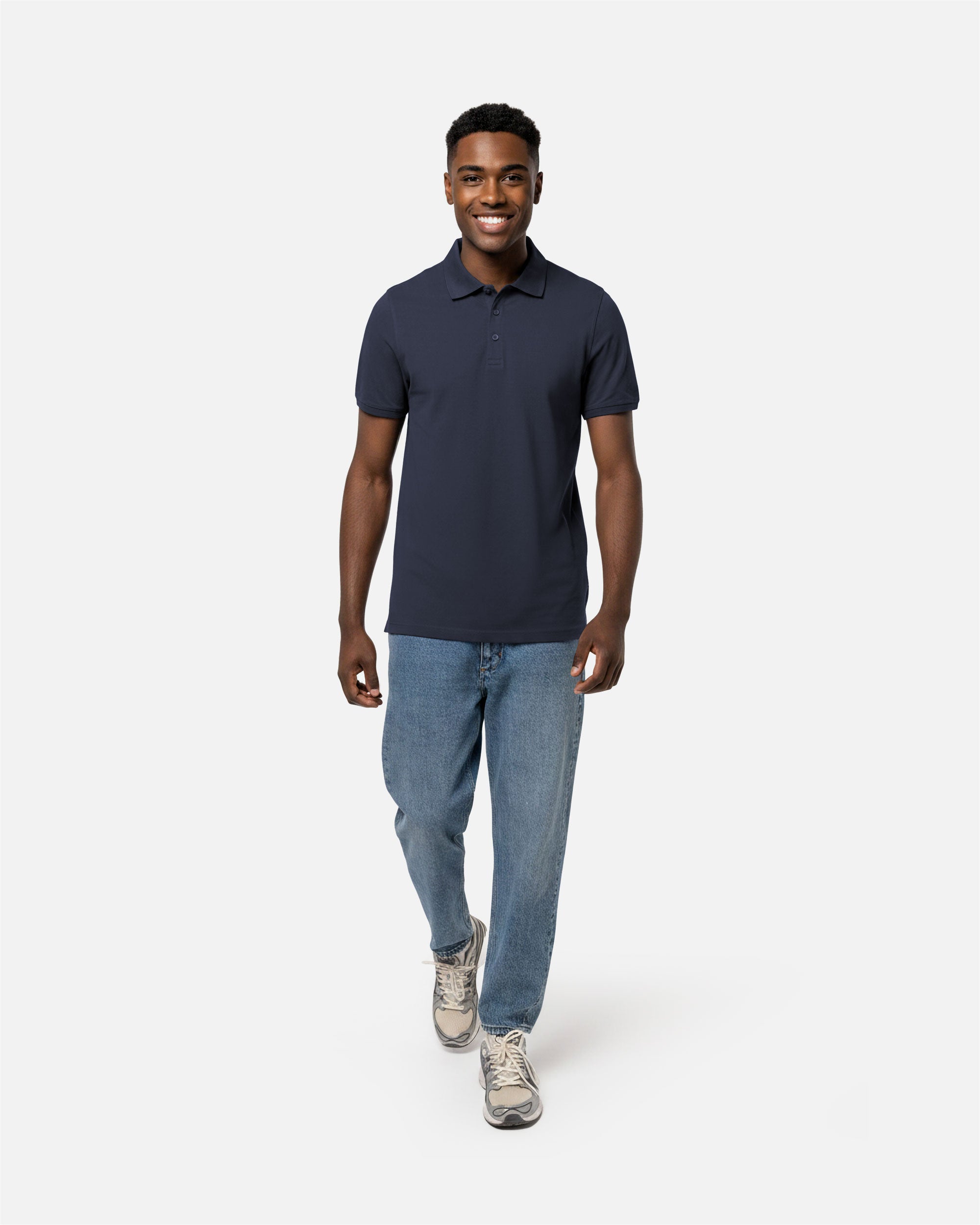 Schweres Herren Piqué Polo T-Shirt 2.0 von VIVID
