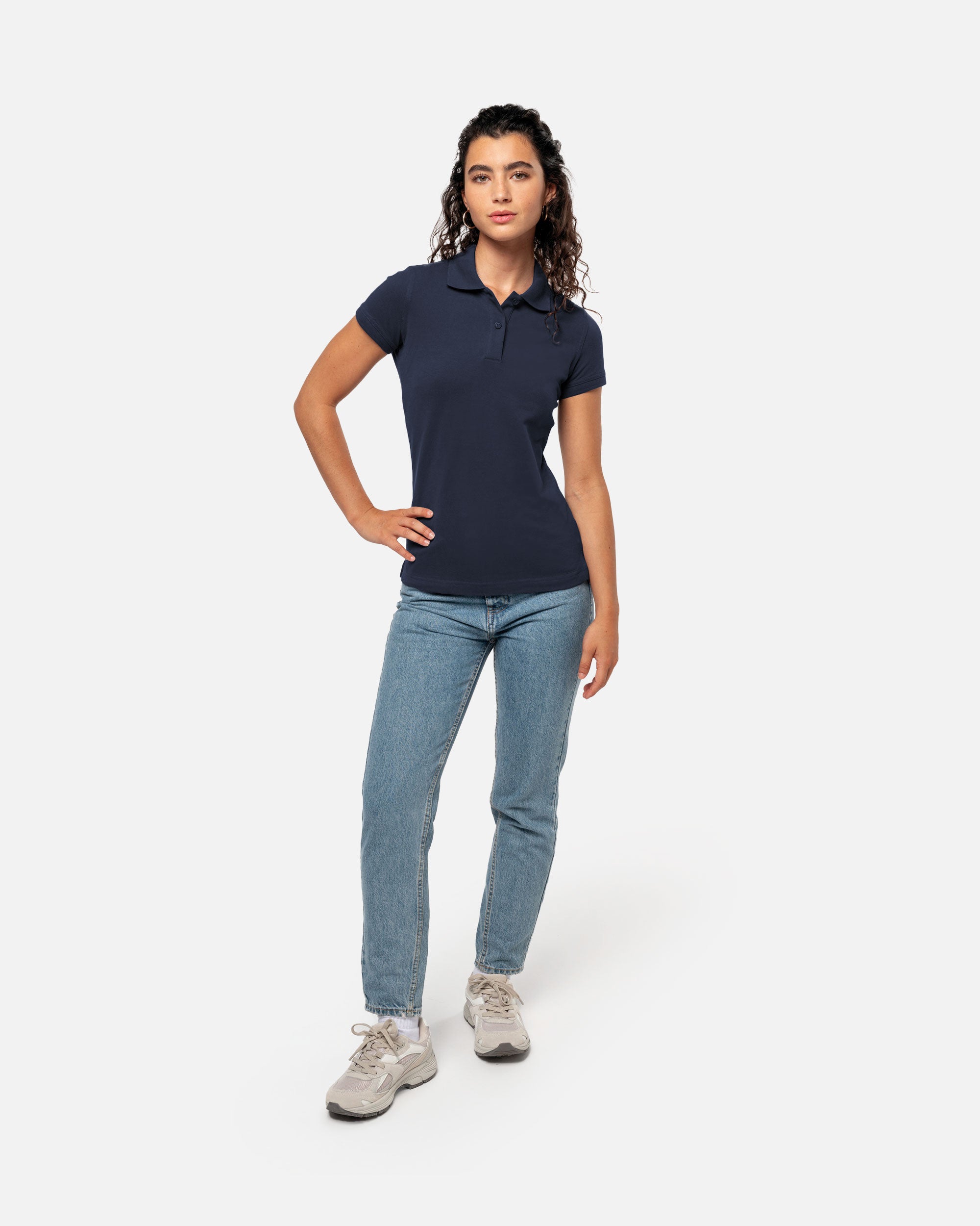 Schweres Damen Piqué Polo T-Shirt 2.0 von VIVID