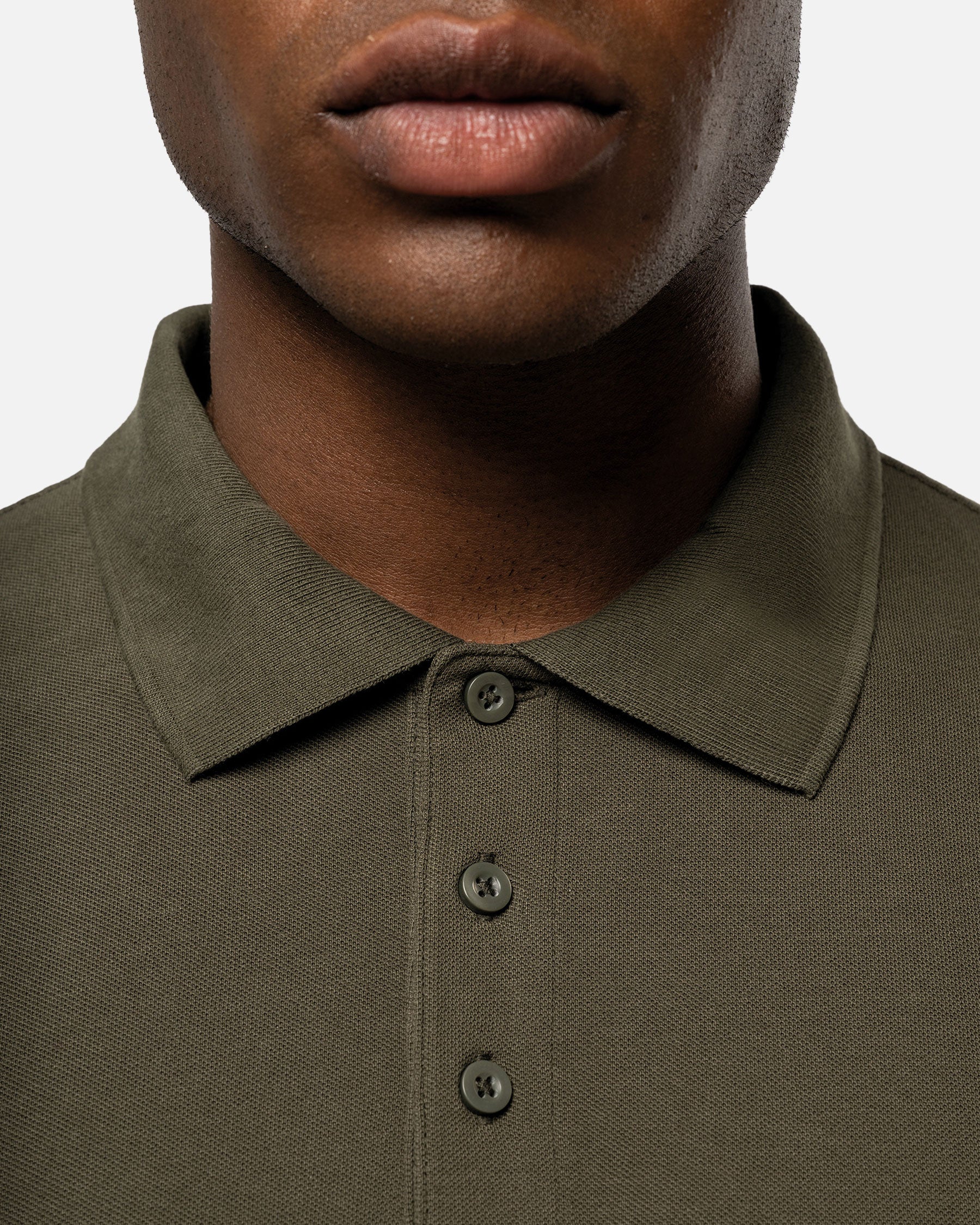Schweres Herren Piqué Polo Langarmshirt von VIVID