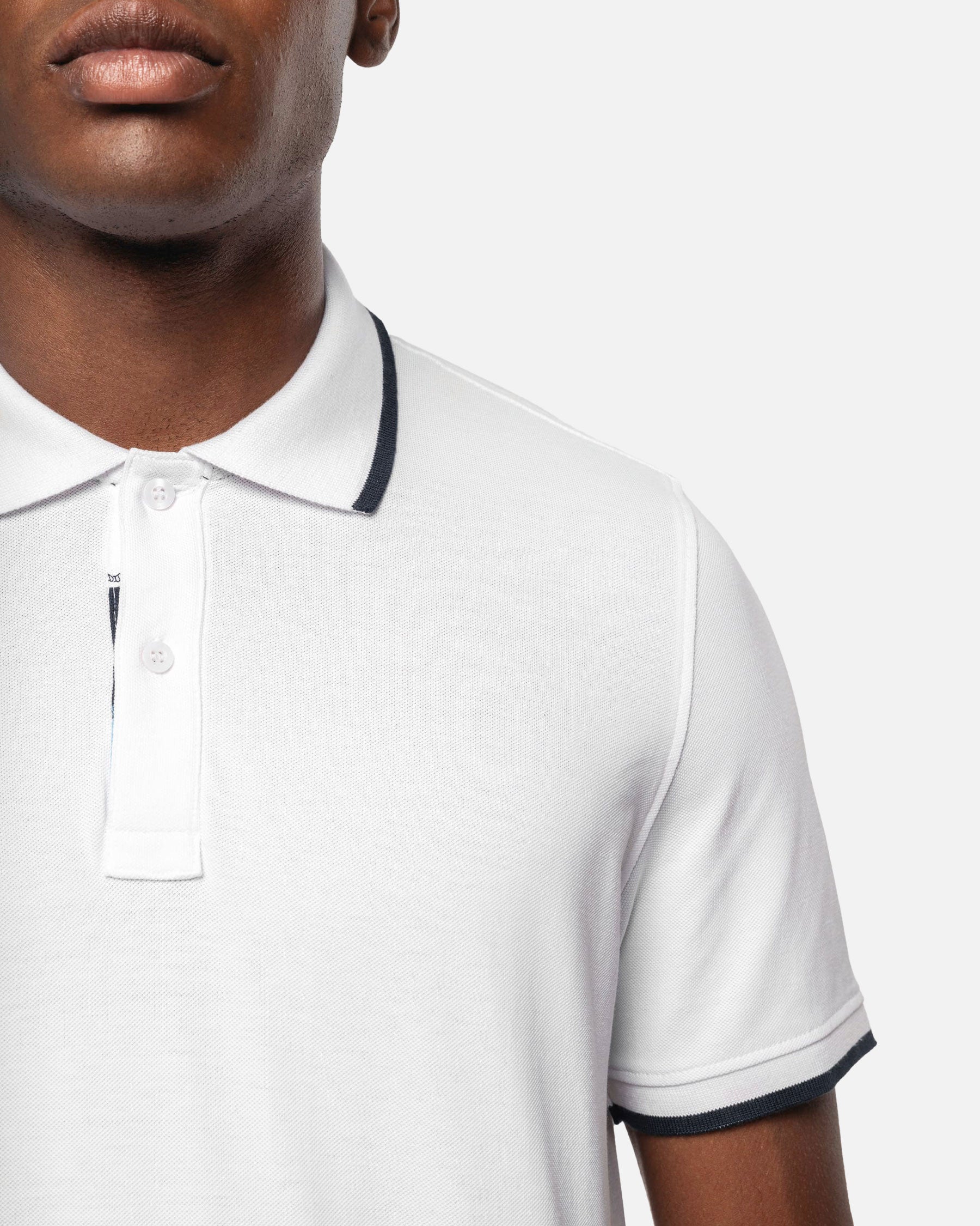 Schweres Herren Piqué Polo T-Shirt mit Kontrastfarben von VIVID