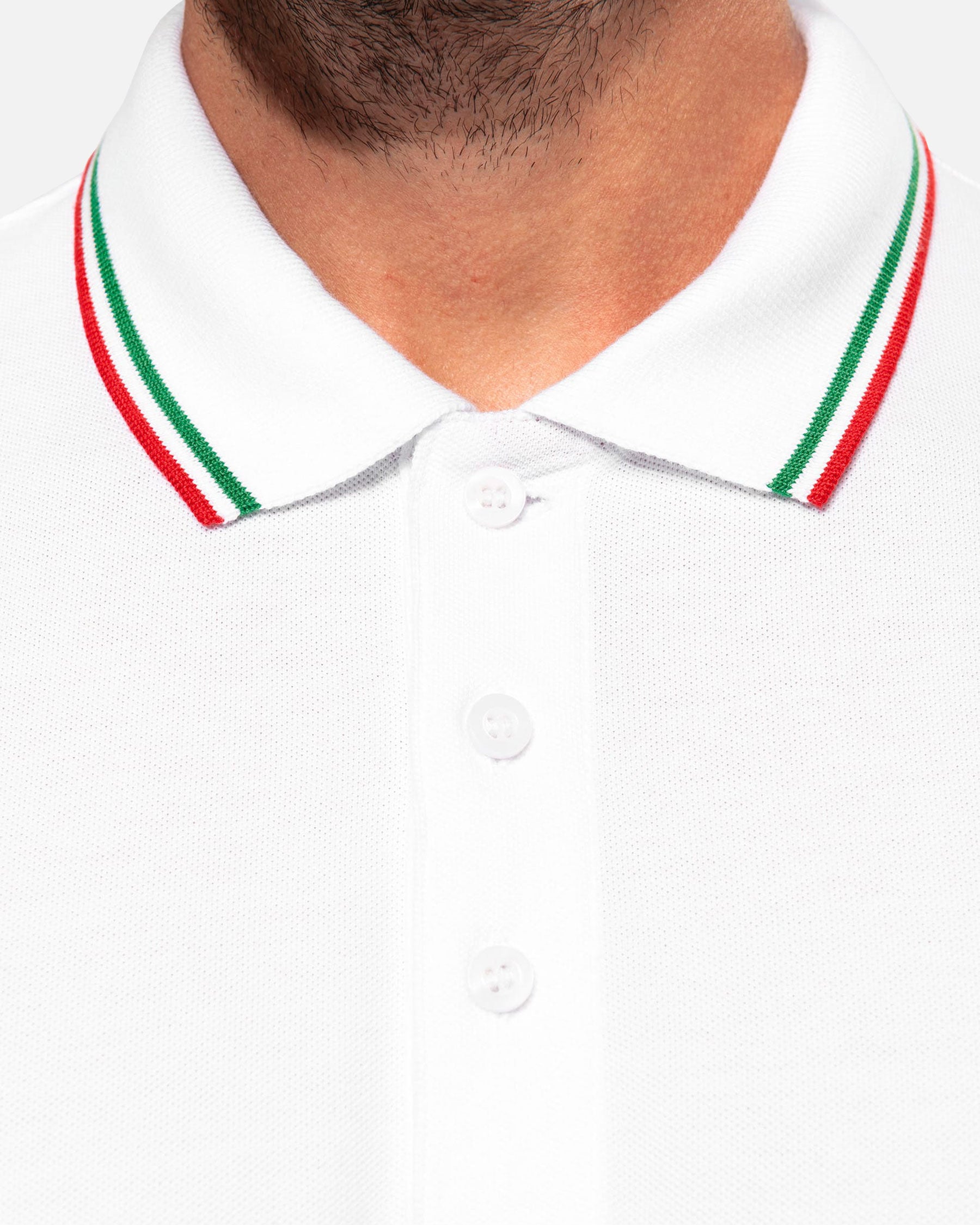 Schweres Herren Piqué Polo T-Shirt mit Kontrastfarben 2.0