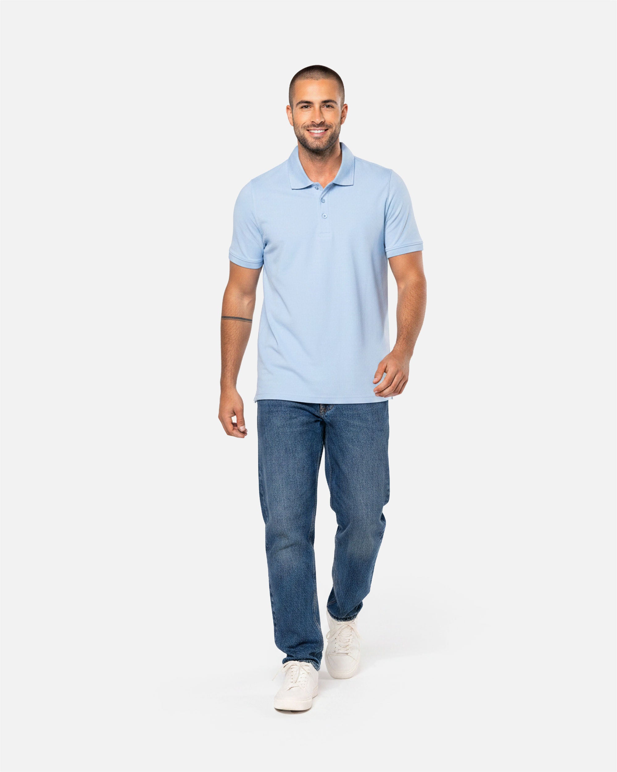 Klassisches Herren Piqué Polo T-Shirt von VIVID