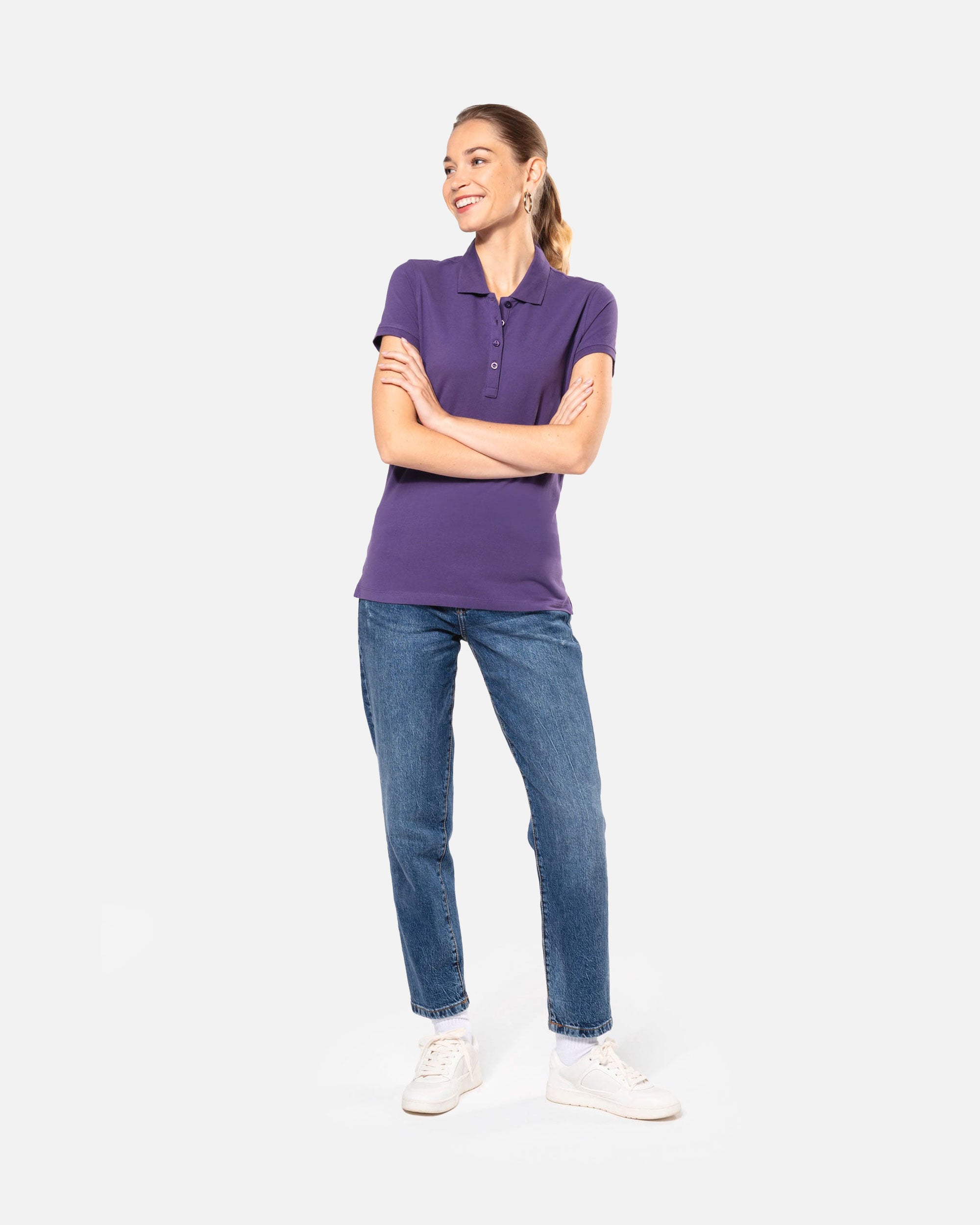 Klassisches Damen Piqué Polo T-Shirt von VIVID