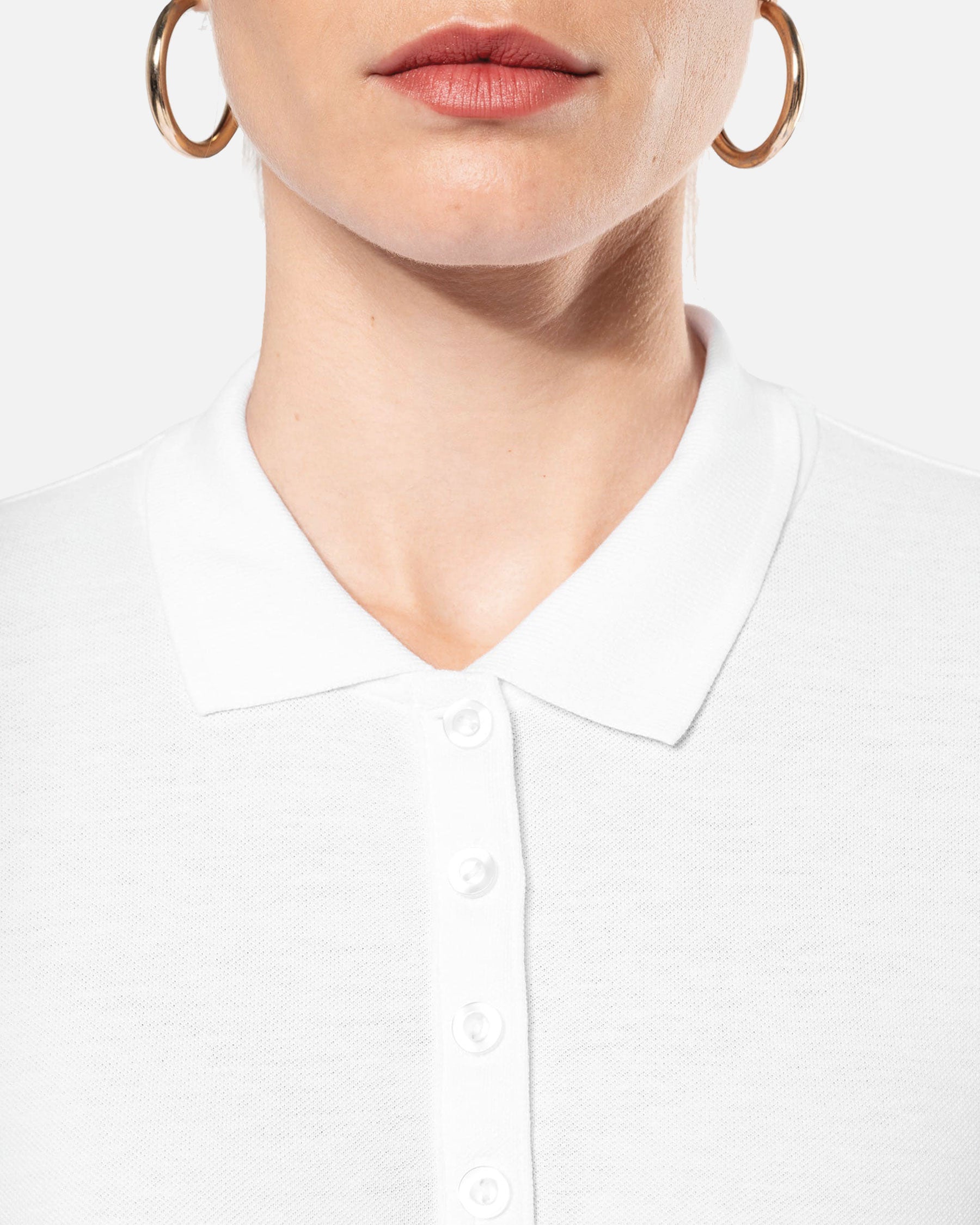 Klassisches Damen Piqué Polo Langarmshirt von VIVID