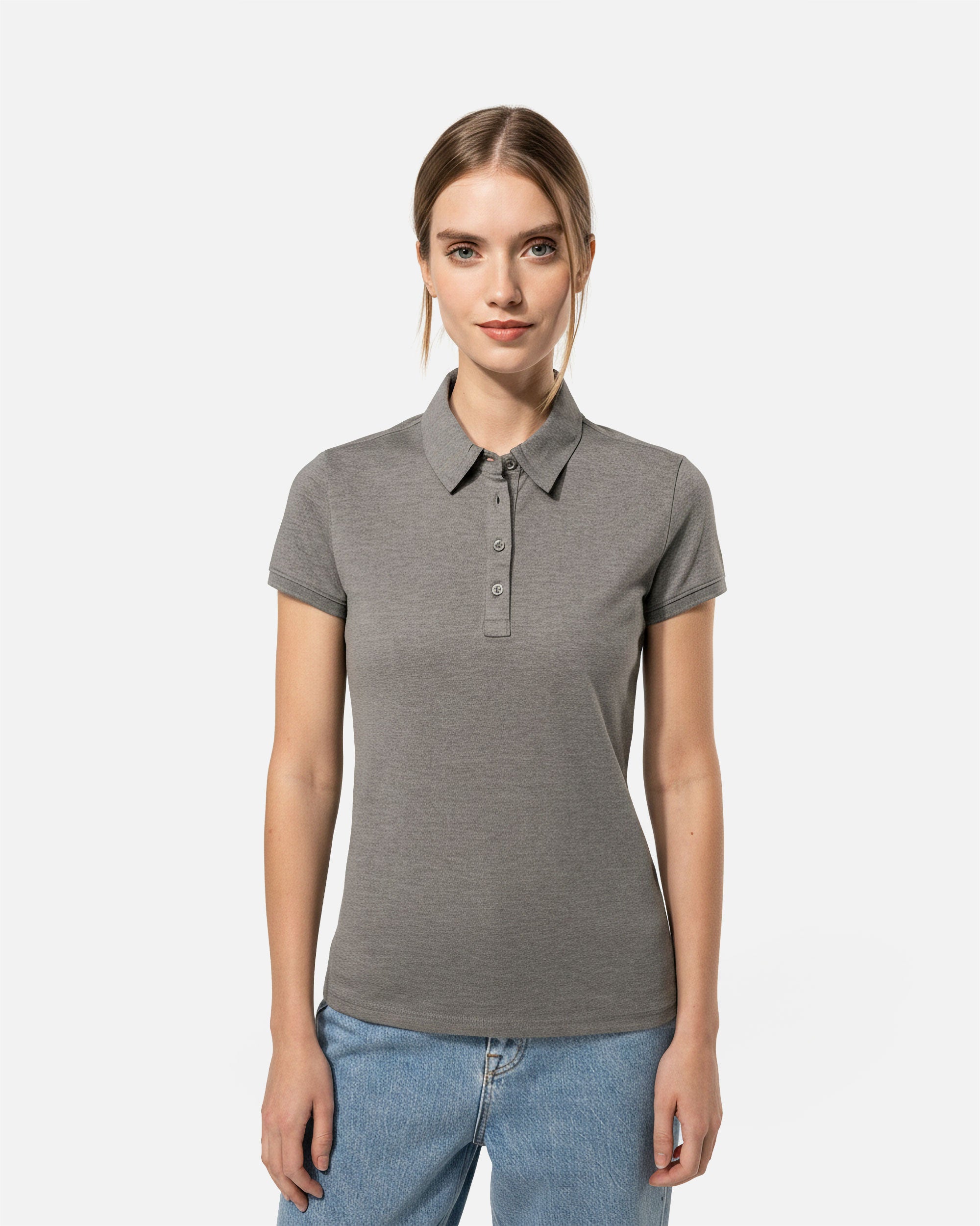 Klassisches Jersey Polo T-Shirt