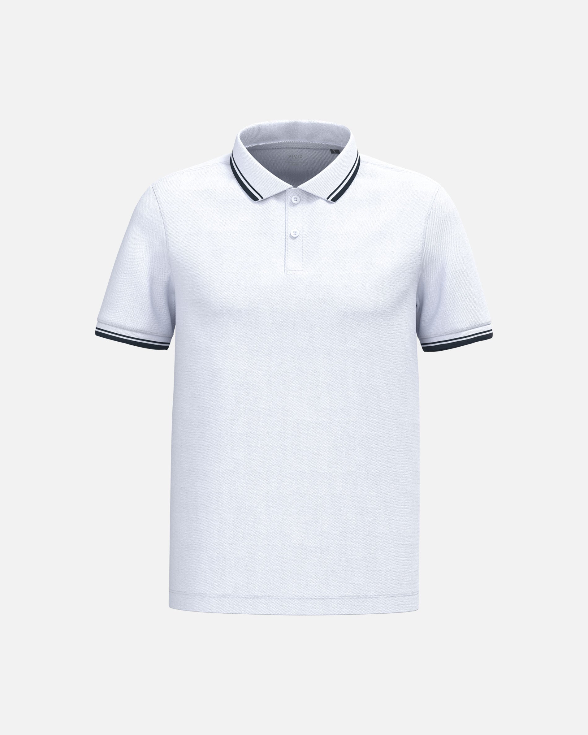 Klassisches Herren Piqué Polo T-Shirt mit Kontrastfarben