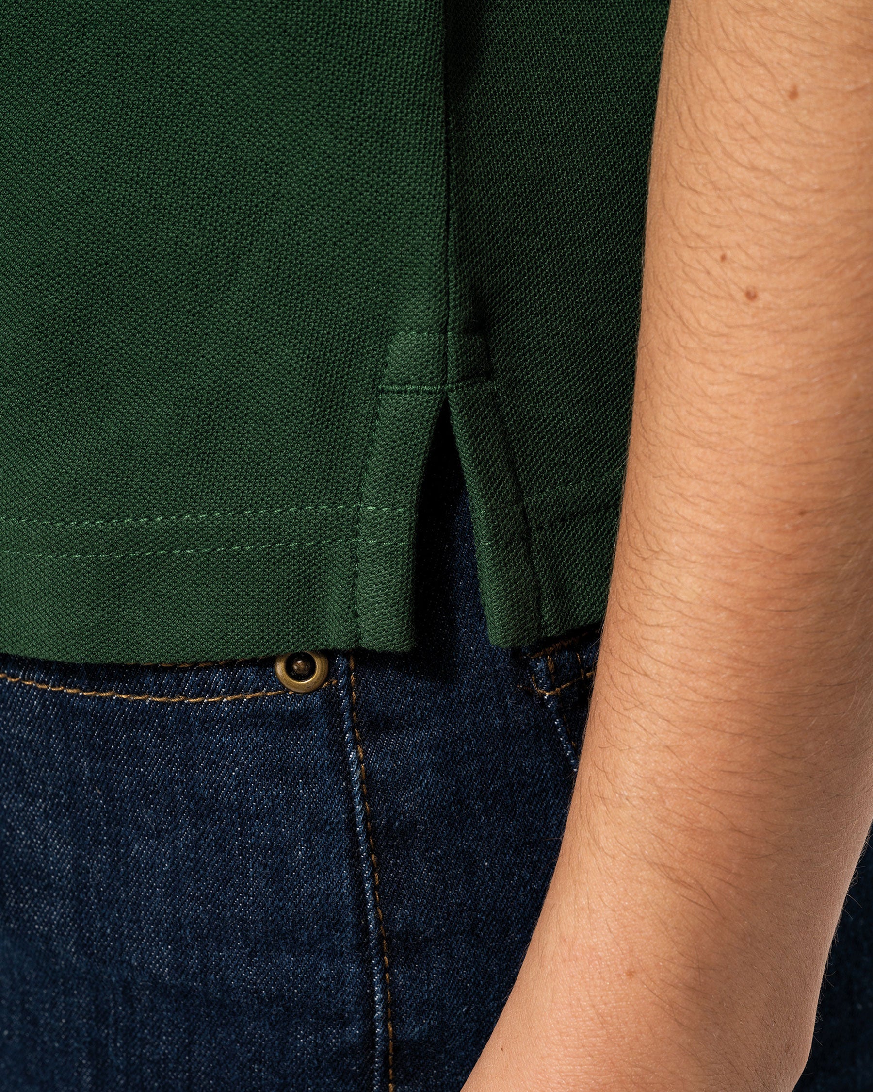 Klassisches Damen Piqué Polo T-Shirt mit Kontrastfarben von VIVID