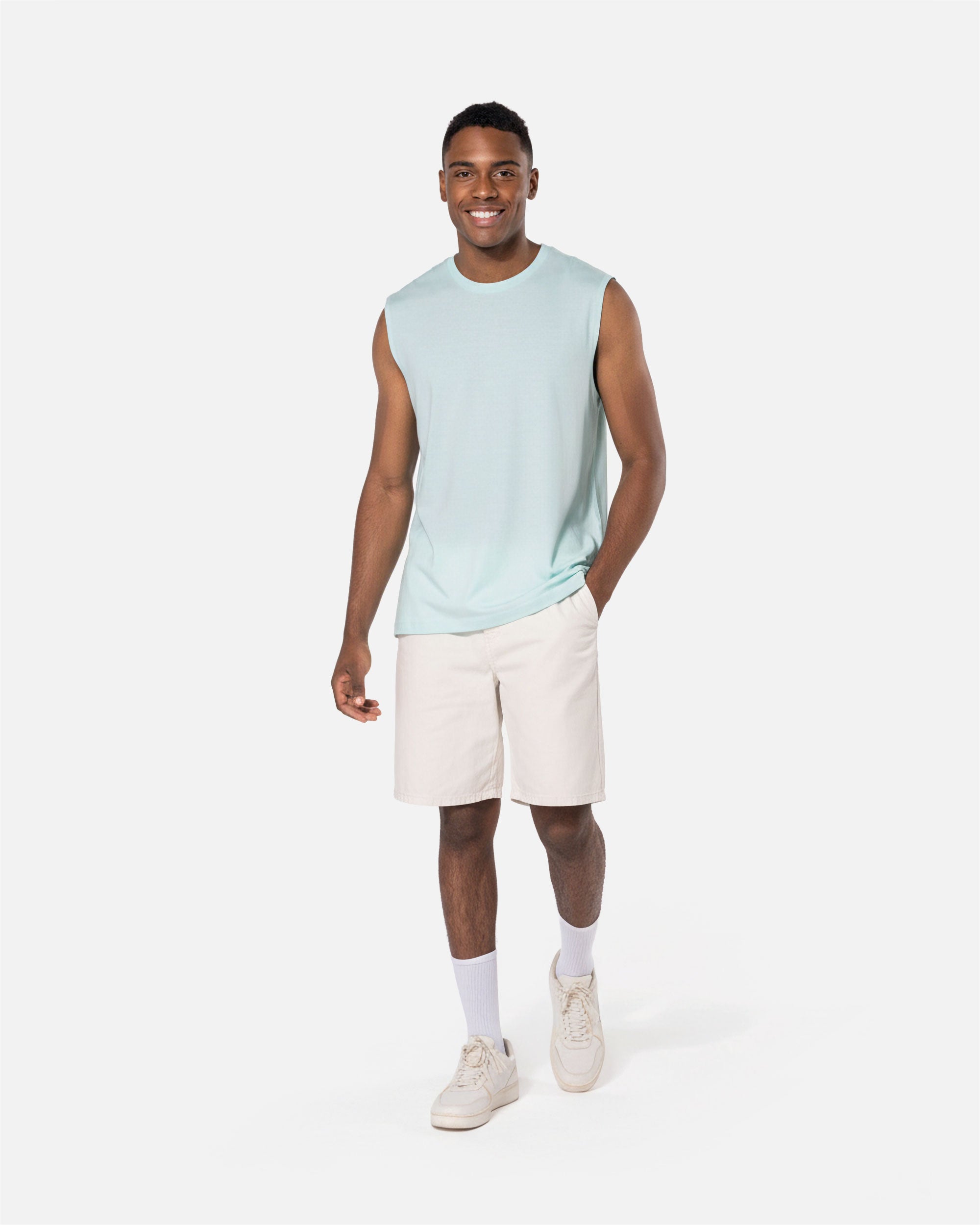 Ärmelloses Herren Bio T-Shirt von VIVID