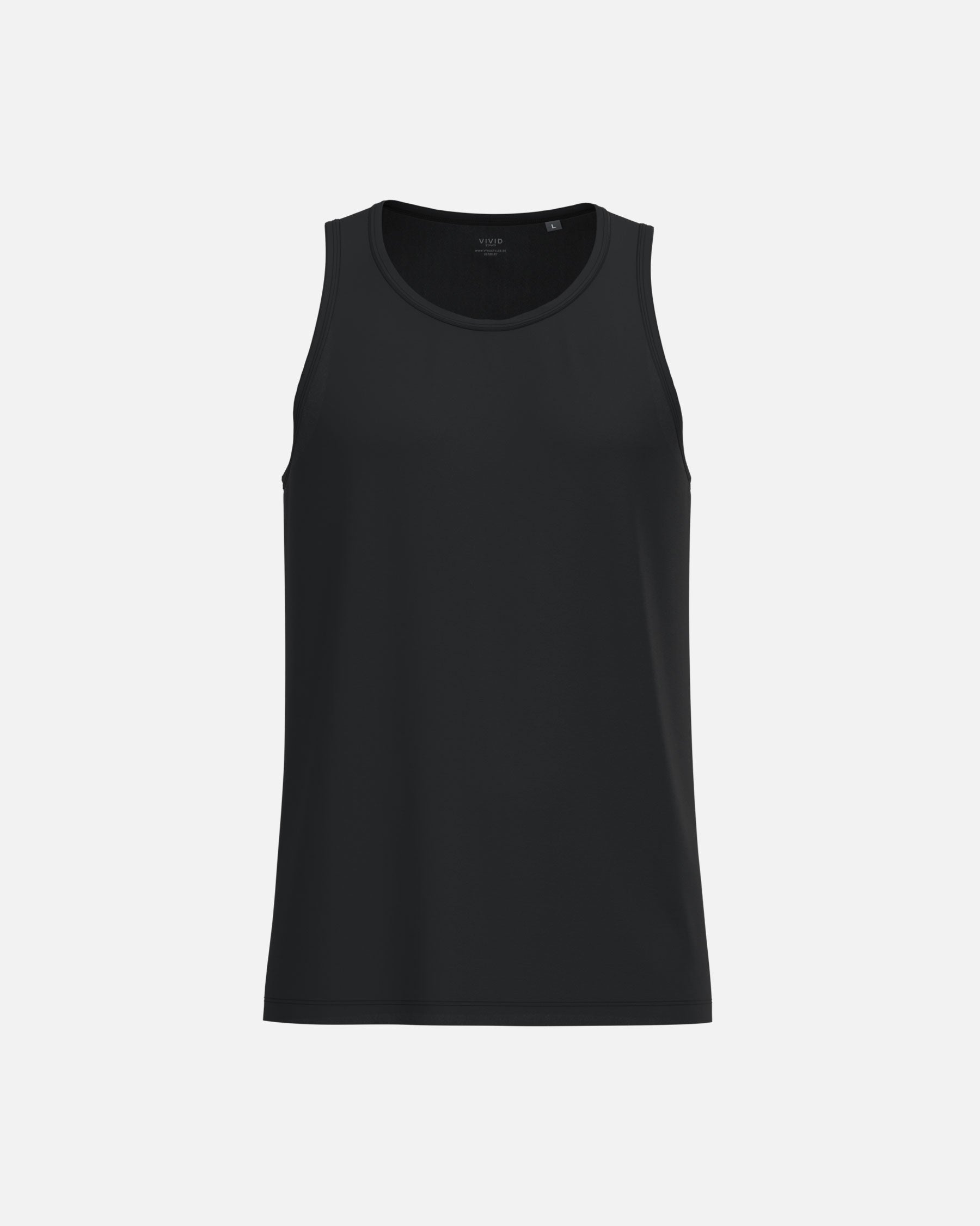 Klassisches Herren Tanktop Black von VIVID