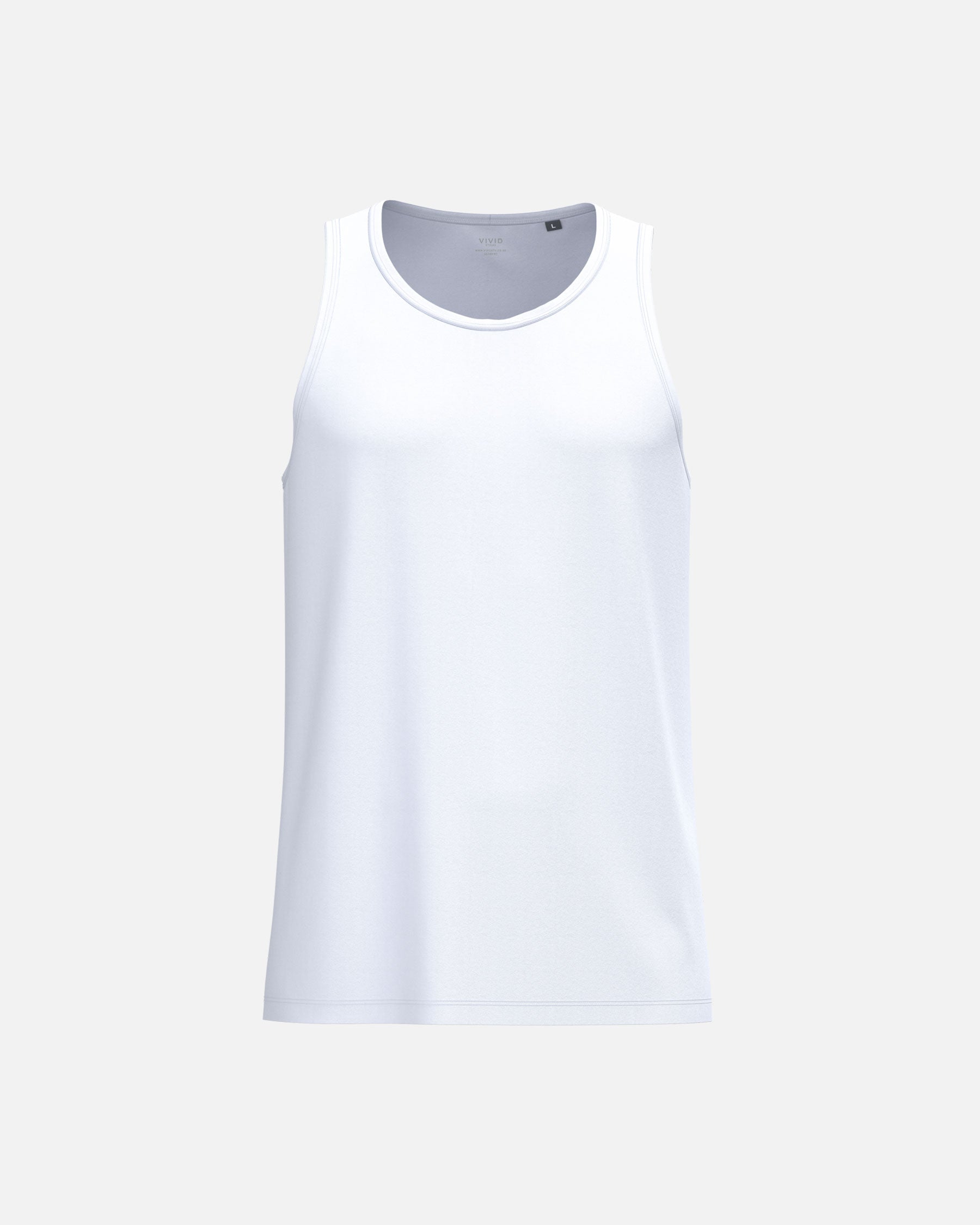 Klassisches Herren Tanktop White von VIVID