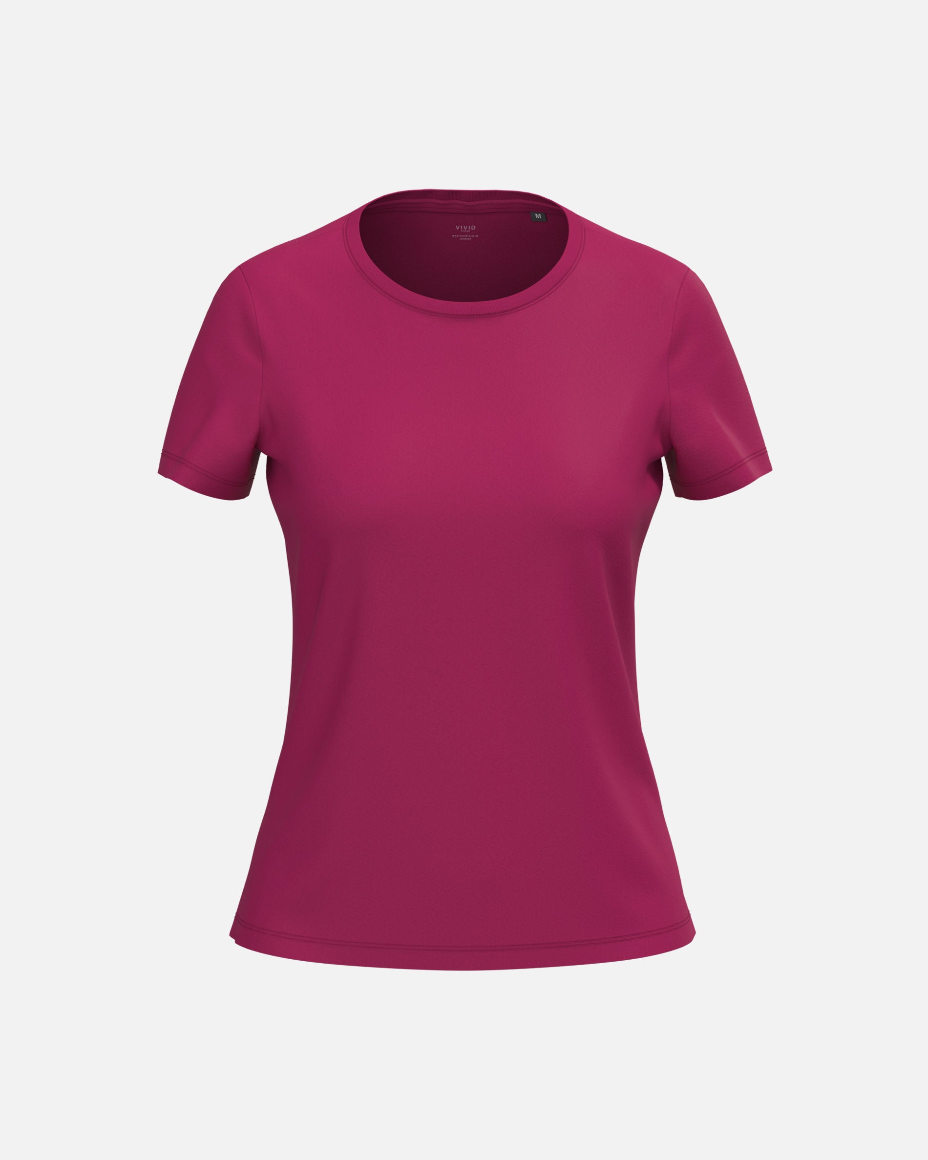 Leichtes Damen T-Shirt Hot Pink von VIVID